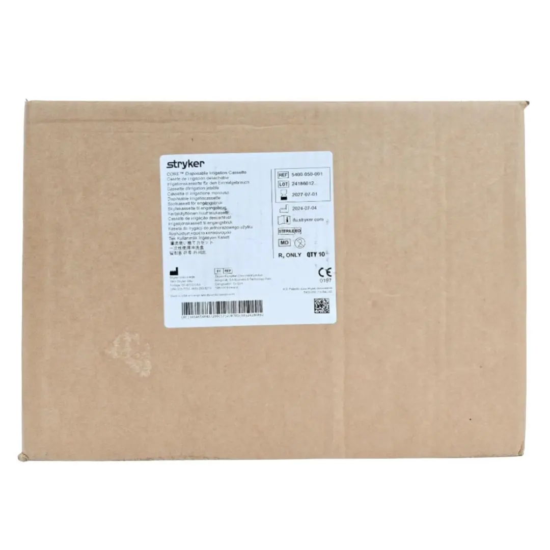 Stryker 5400-050-001 CORE Disposable Irrigation Cassette 10/CS - Image 2