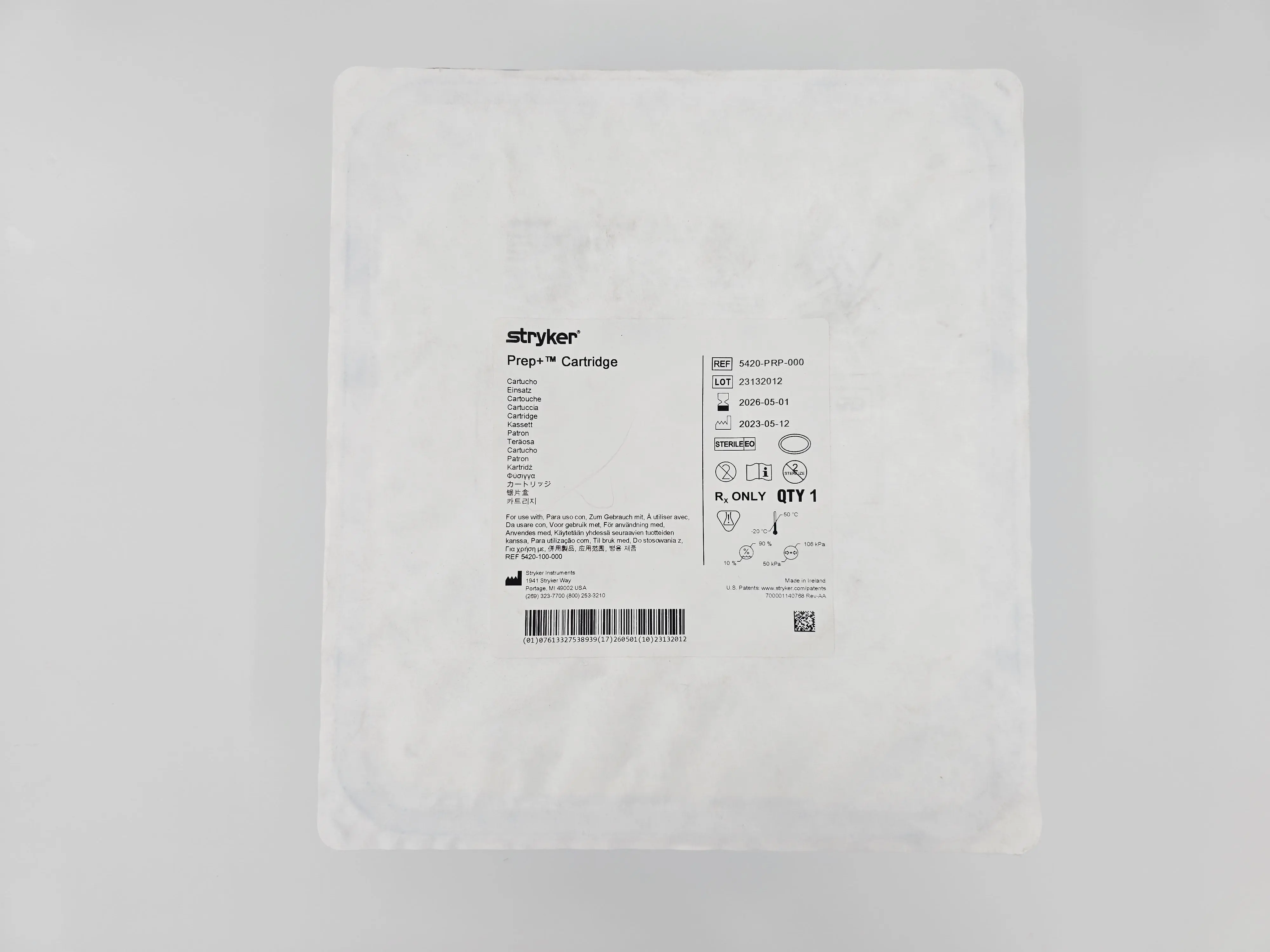 Stryker 5420-PRP-000 Prep+ Cartridge - Image 2