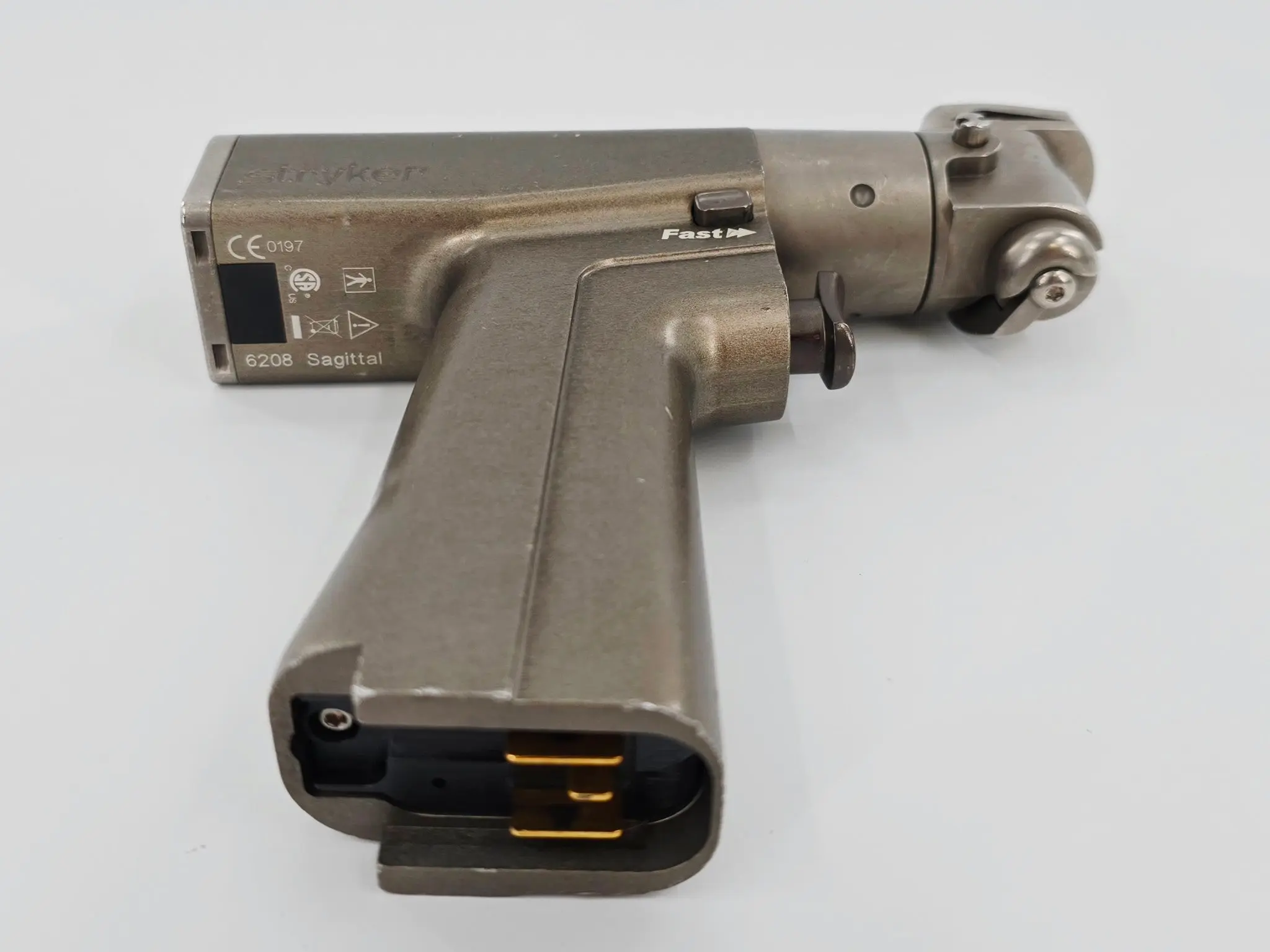 Stryker 6208 System 6 Sagittal Saw Two Speed Handpiece 6-3/4" - Image 4