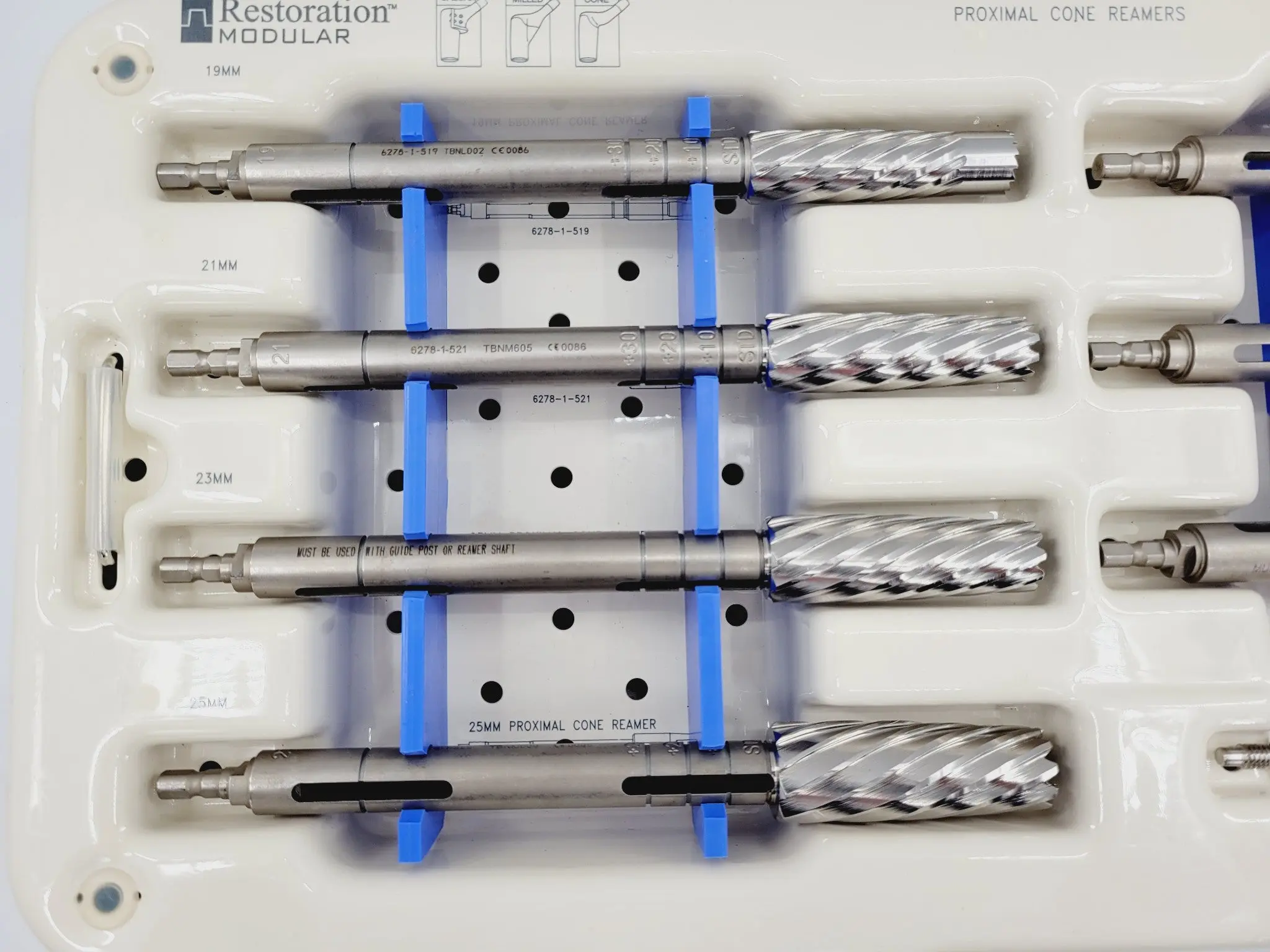 Stryker 6278-9-942 Restoration Modular Proximal Cone Reamer Tray Set - Image 2