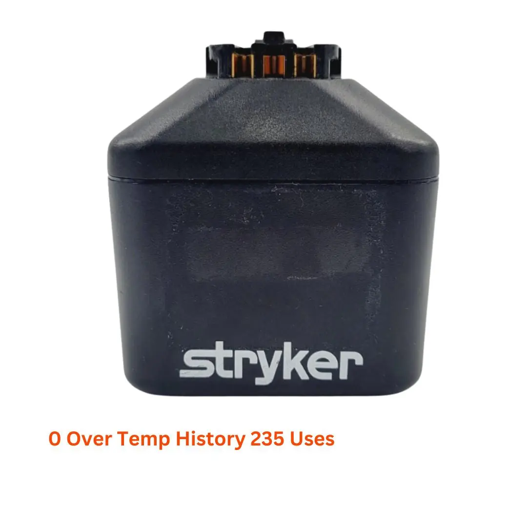 Stryker 7215-000-000 SmartLife Large Battery Pack 0 Over Temp History/ 235 Uses