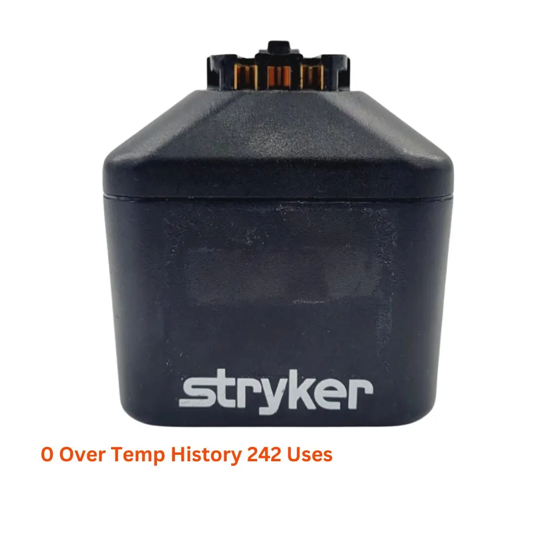 Stryker 7215-000-000 SmartLife Large Battery Pack 0 Over Temp History/ 242 Uses