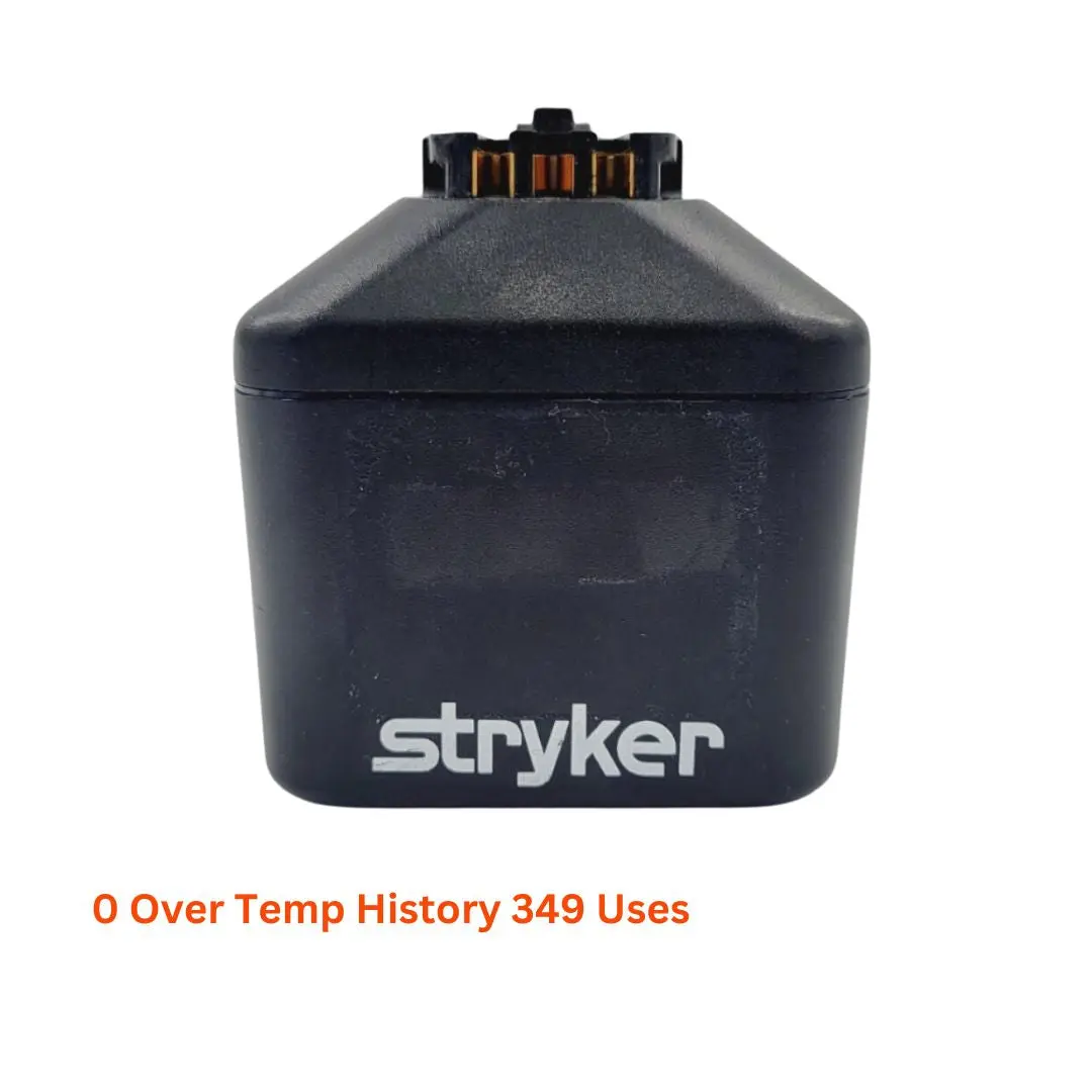 Stryker 7215-000-000 SmartLife Large Battery Pack 0 Over Temp History/ 349 Uses