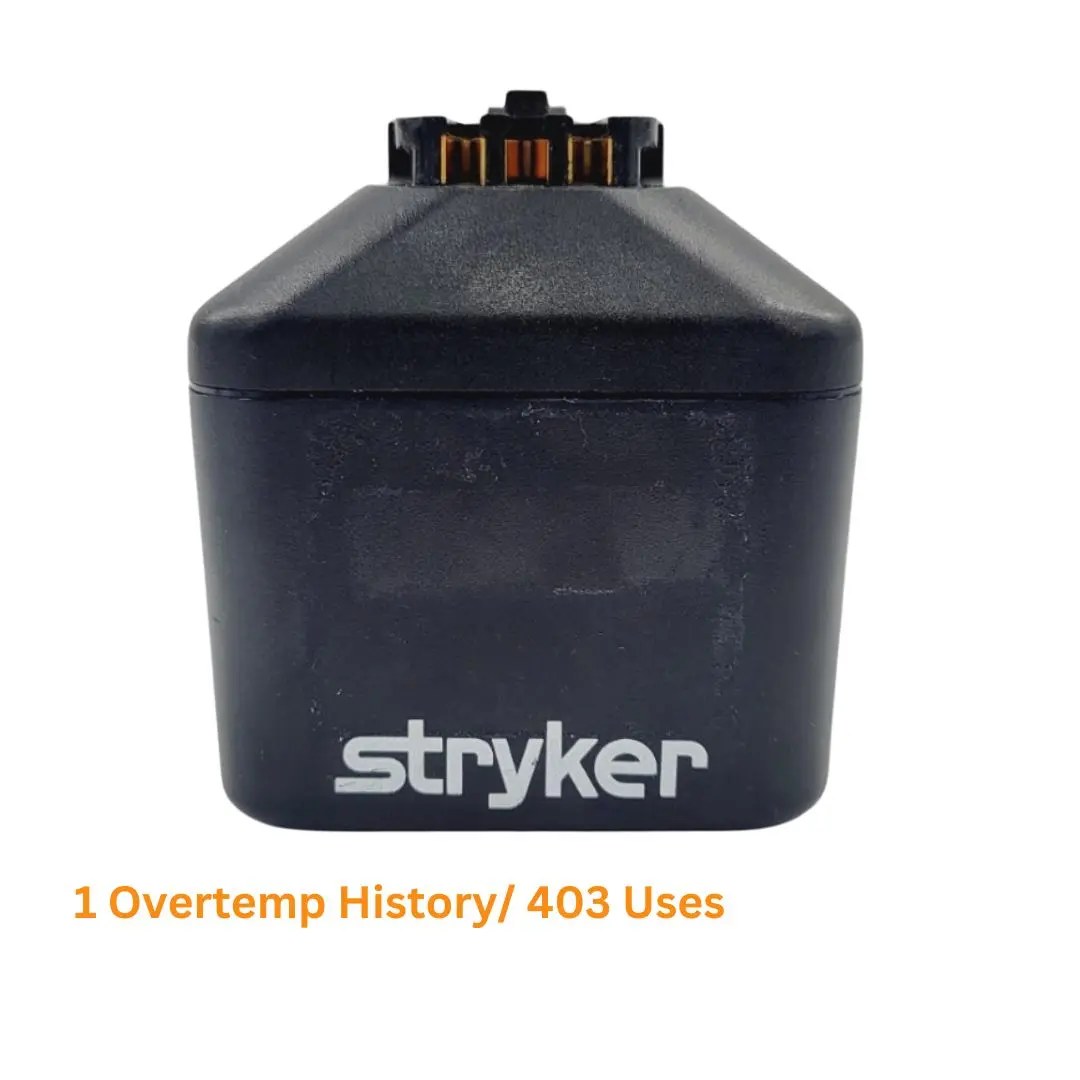Stryker 7215-000-000 SmartLife Large Battery Pack w/ Over Temp History 403 Uses