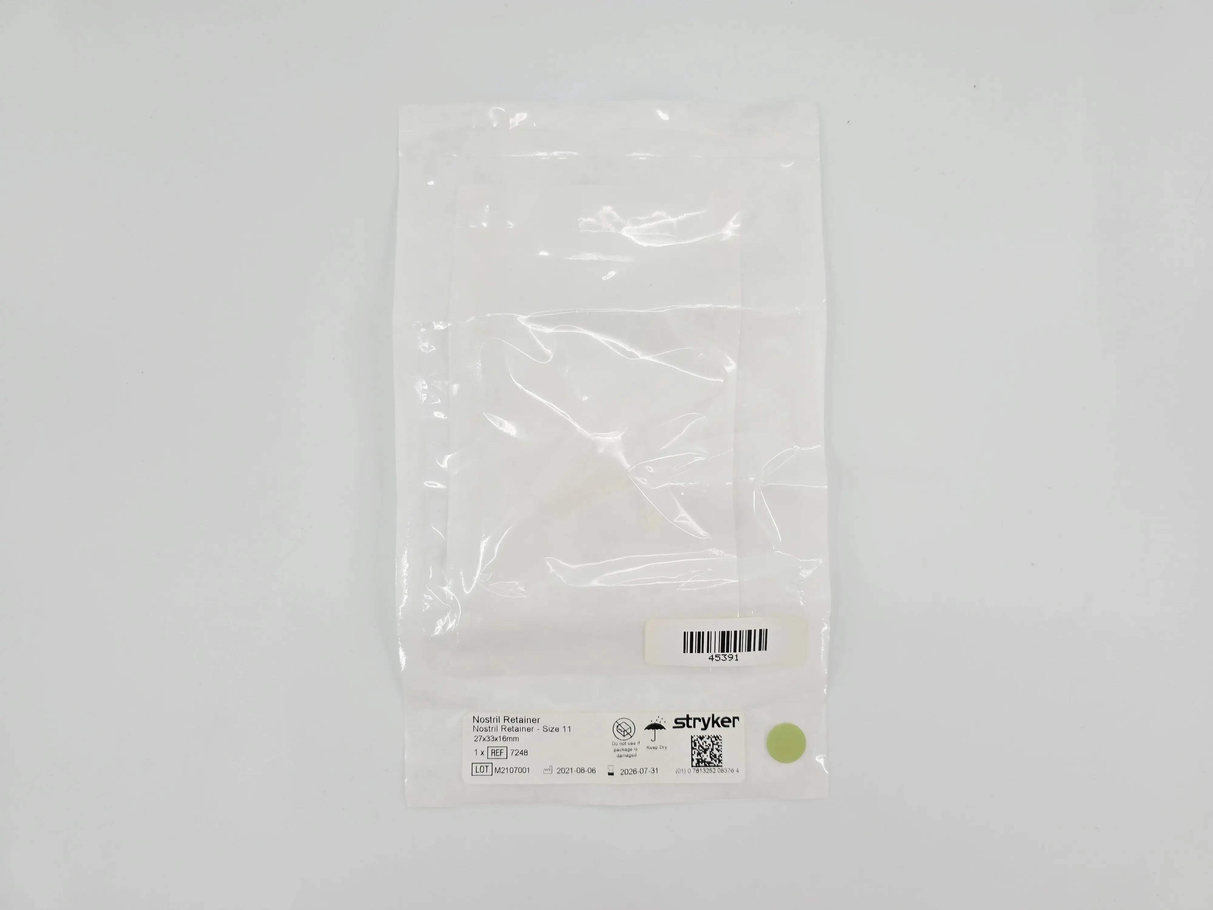 Stryker 7248 Nostril Retainer Size 11 27mm x 33mm x 16mm - Image 2