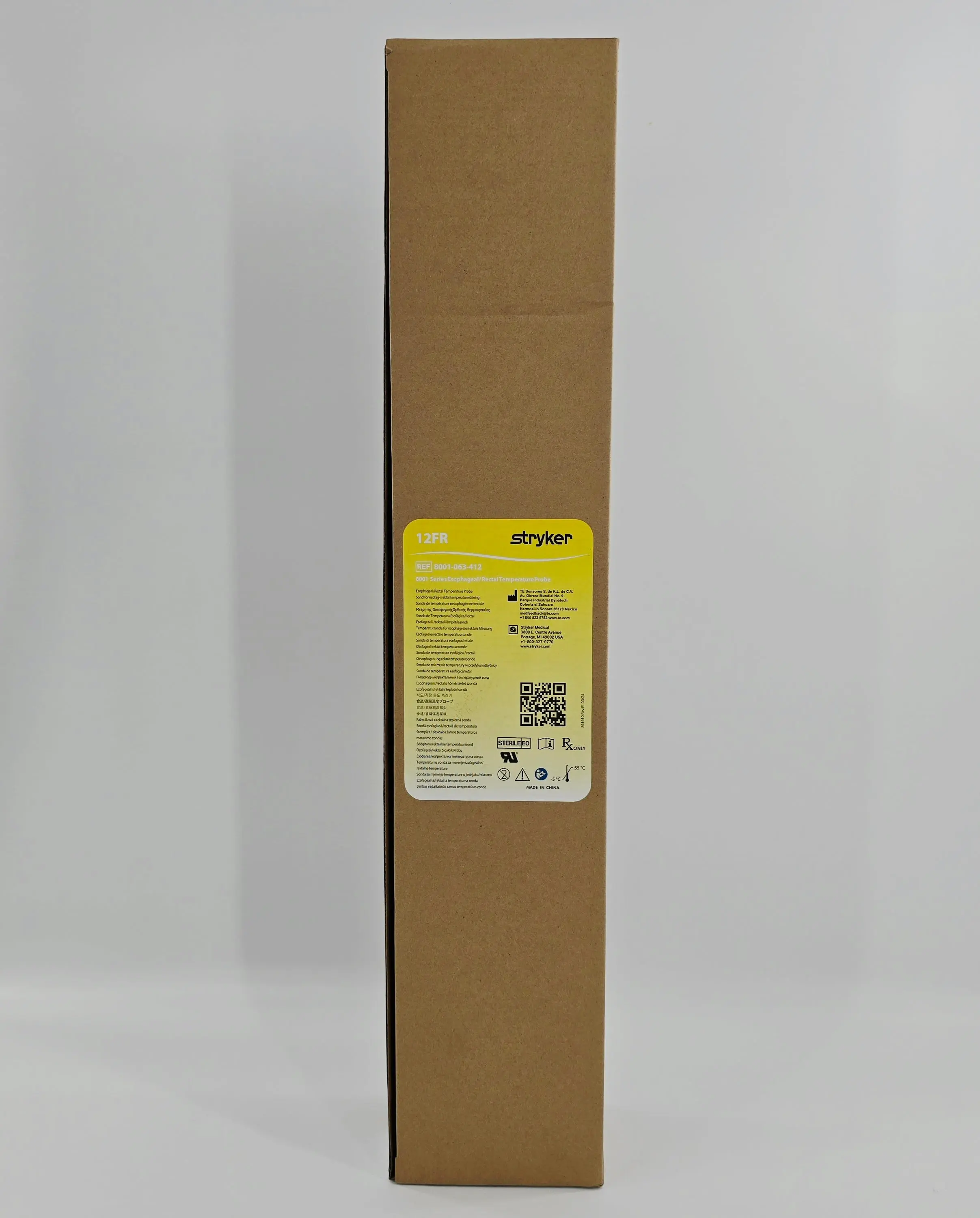 Stryker 8001-063-412 8001 Series Esophageal/Rectal Temperature Probe 12Fr. BX/20 - Image 2
