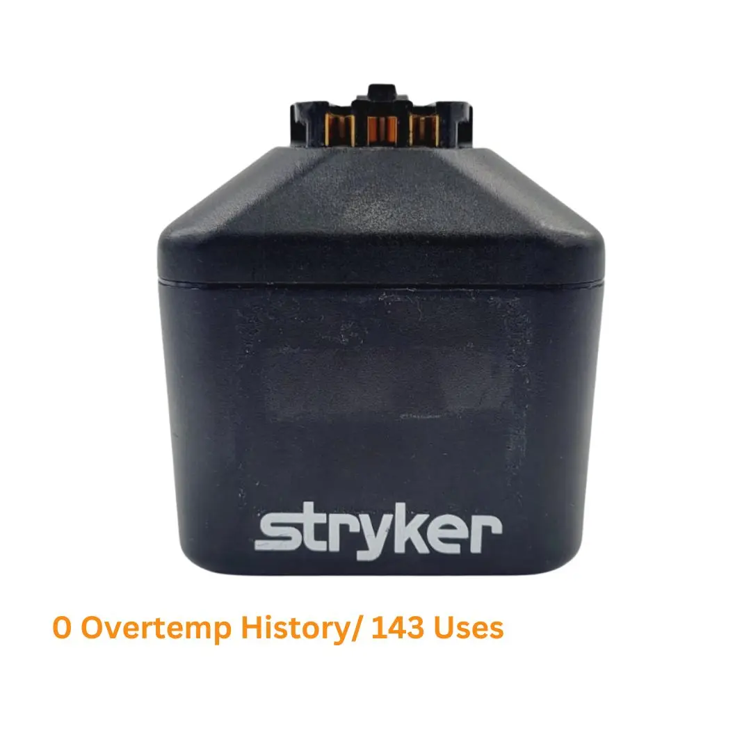 Stryker Battery Pack 7215-000-000 SmartLife Large 0 Over Temp History / 143 Uses