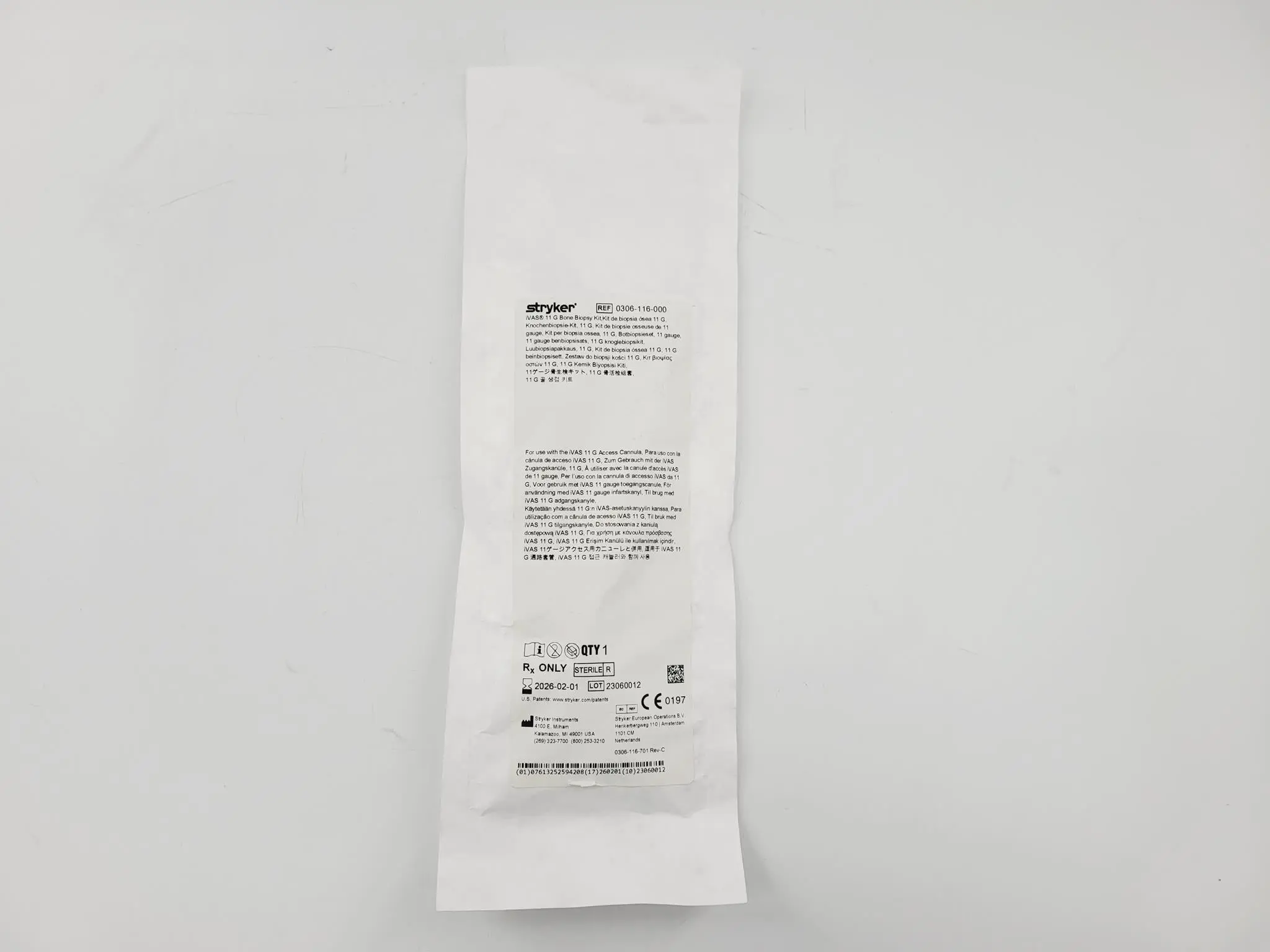 Stryker Bone Biopsy Kit 0306116000 iVAS11 G for iVAS 11 G Access Cannula - Image 2
