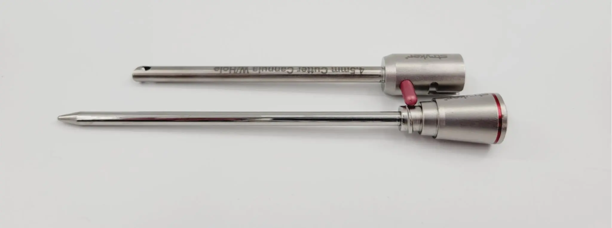 Stryker Cutter Cannula 275-722-300 with Hole 4.5mm 4-1/2" - Image 2