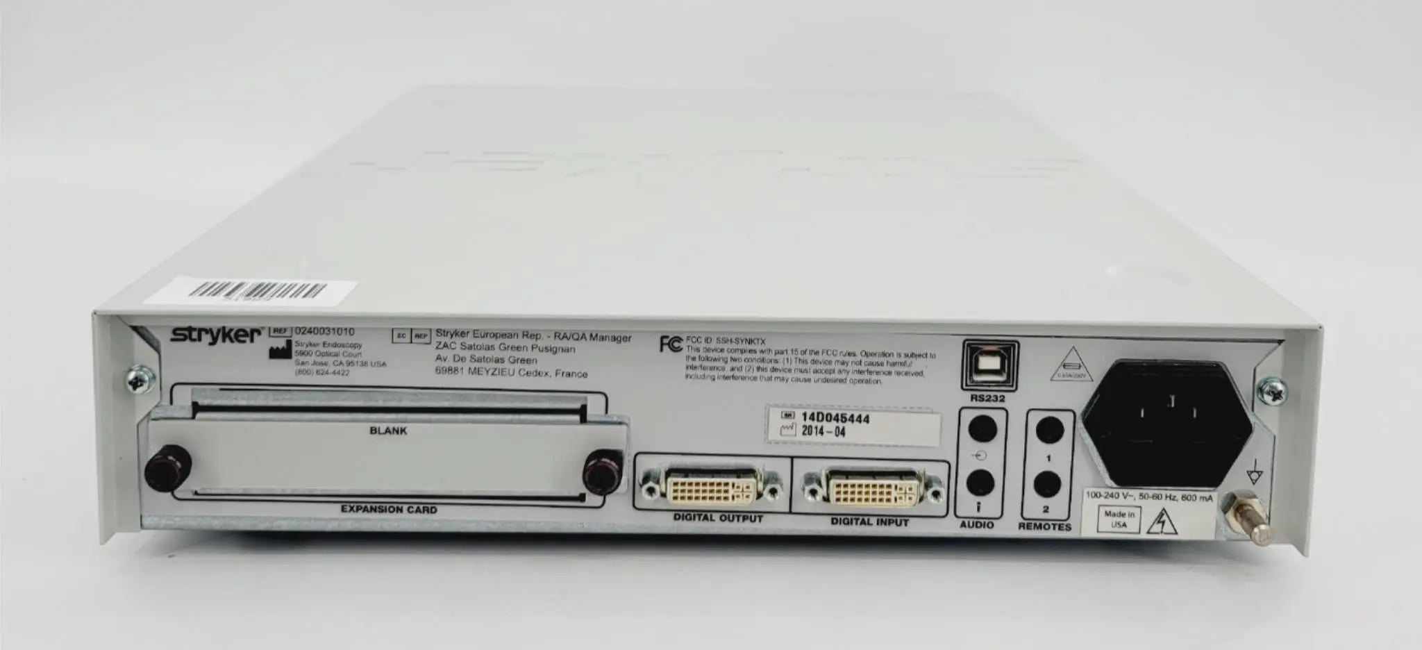 Stryker Endoscopy 0240-031-010 SYNK Wireless Transmitter - Image 3