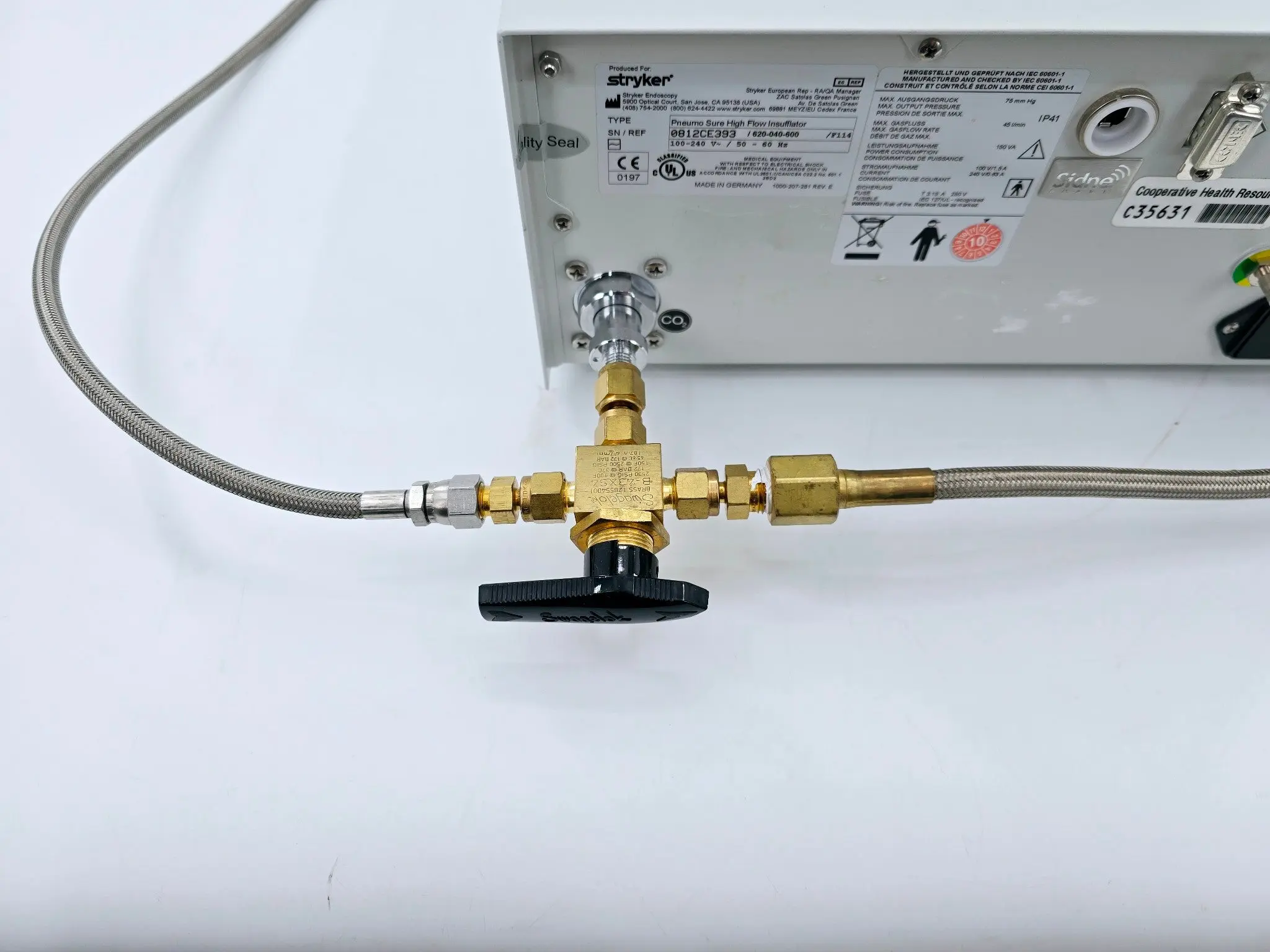 Stryker insufflator 620-040-600 PneumoSure High Flow Insufflator Endoscopy - Image 7