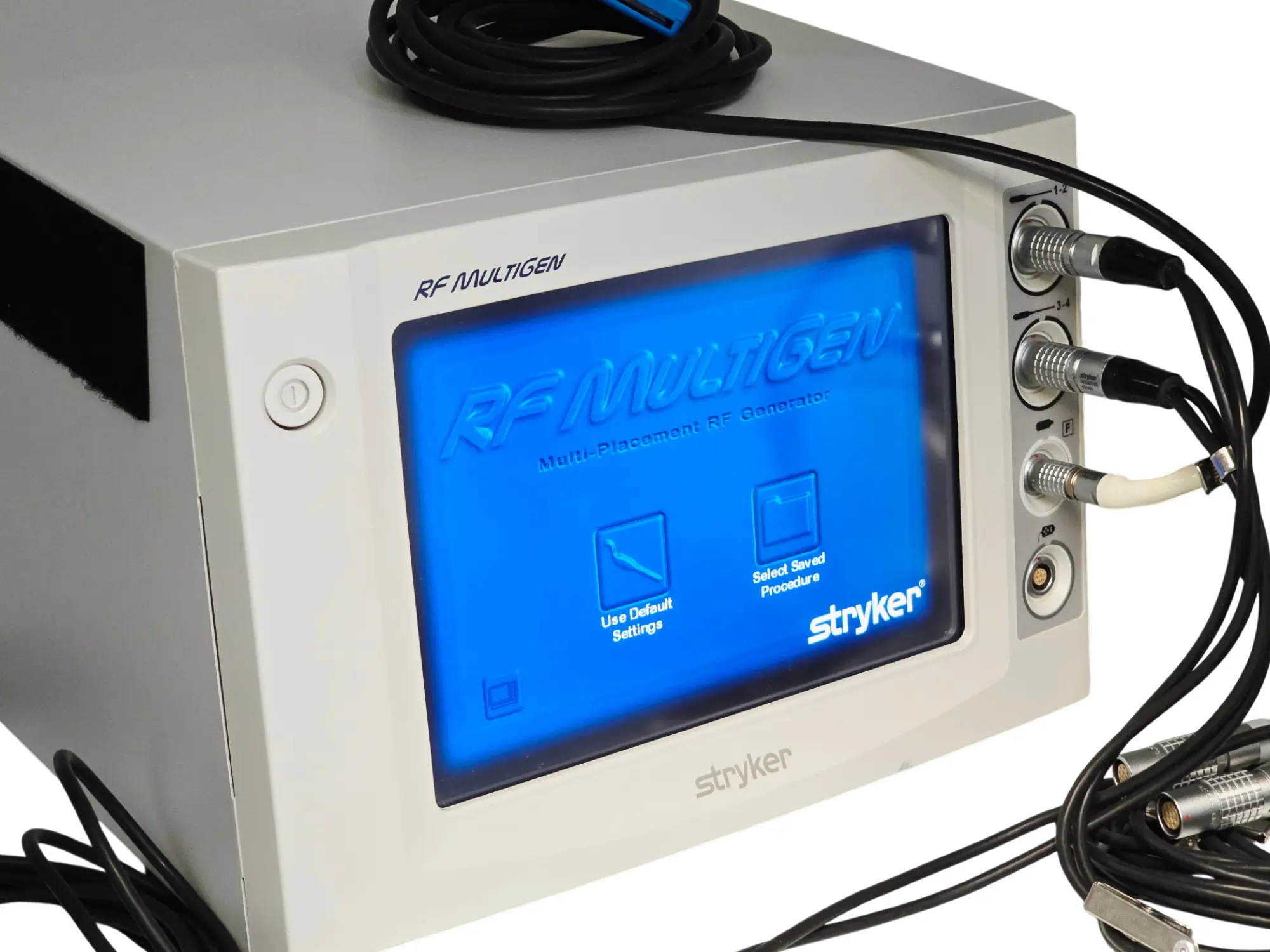 Stryker MultiGen Medical Equipment Console w/ Cables Powers On - Image 2
