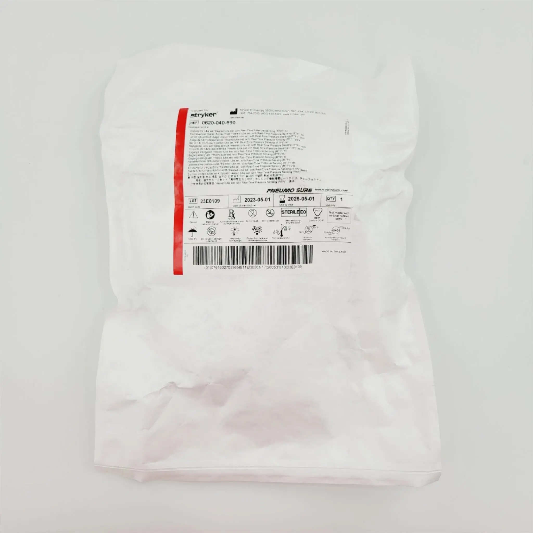 Stryker Pneumo Sure 0620-040-690 Disposable Tube Set Box of 10 - Image 2