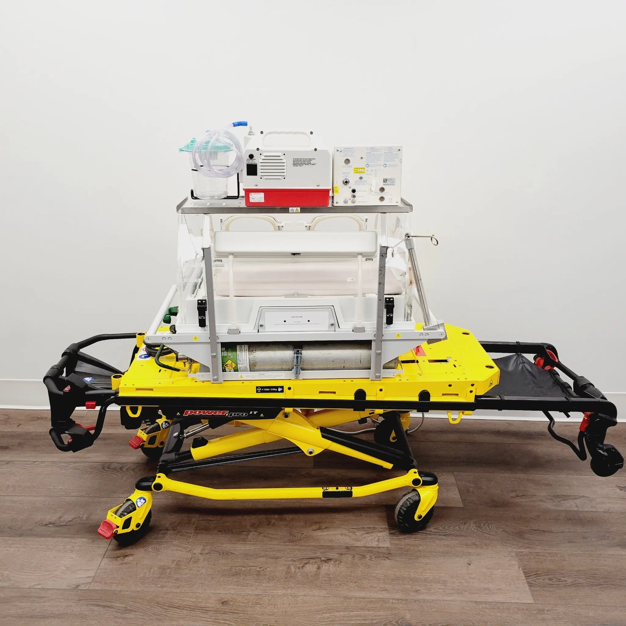 Stryker Power Pro IT Ambulance Cot w/ Drager Isolette TI500 700LB Capacity 6516 - Image 7
