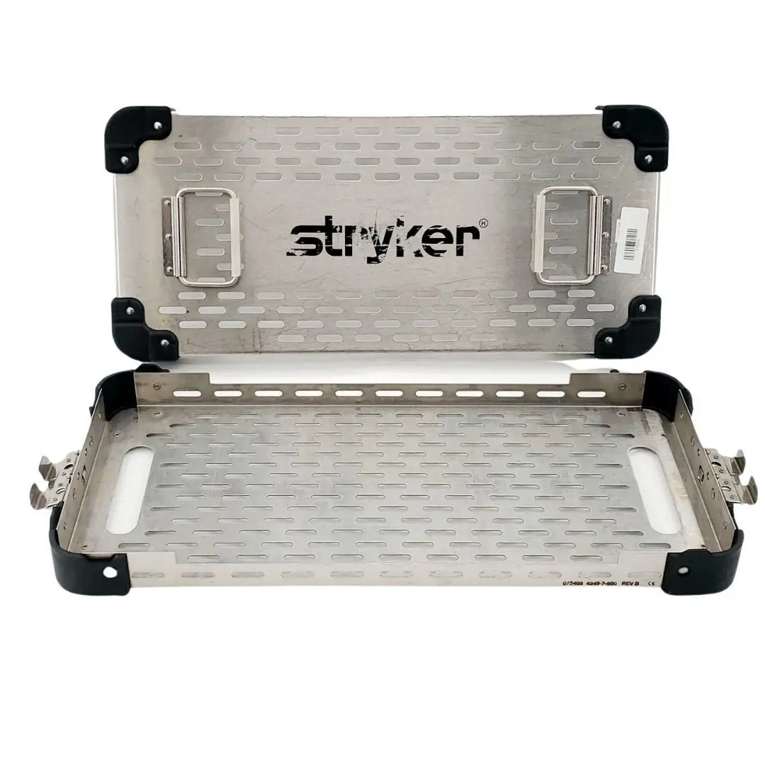 Stryker 4845-7-600 Retractor Single Sterilization Case 21" x 9-3/4" x 3-1/2"