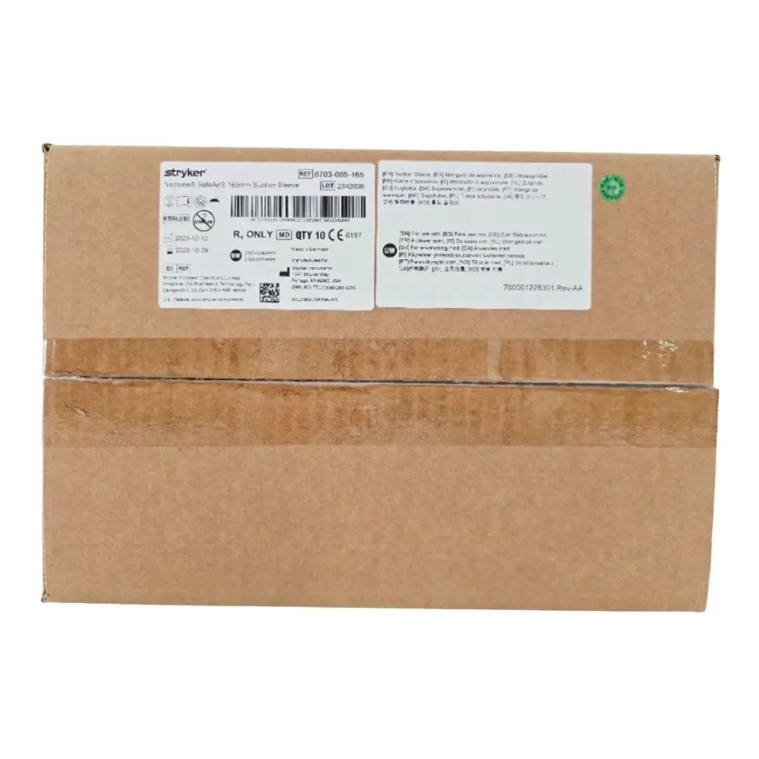 Stryker 0703-005-165 Neptune SafeAir 165mm Suction Sleeve BX/10