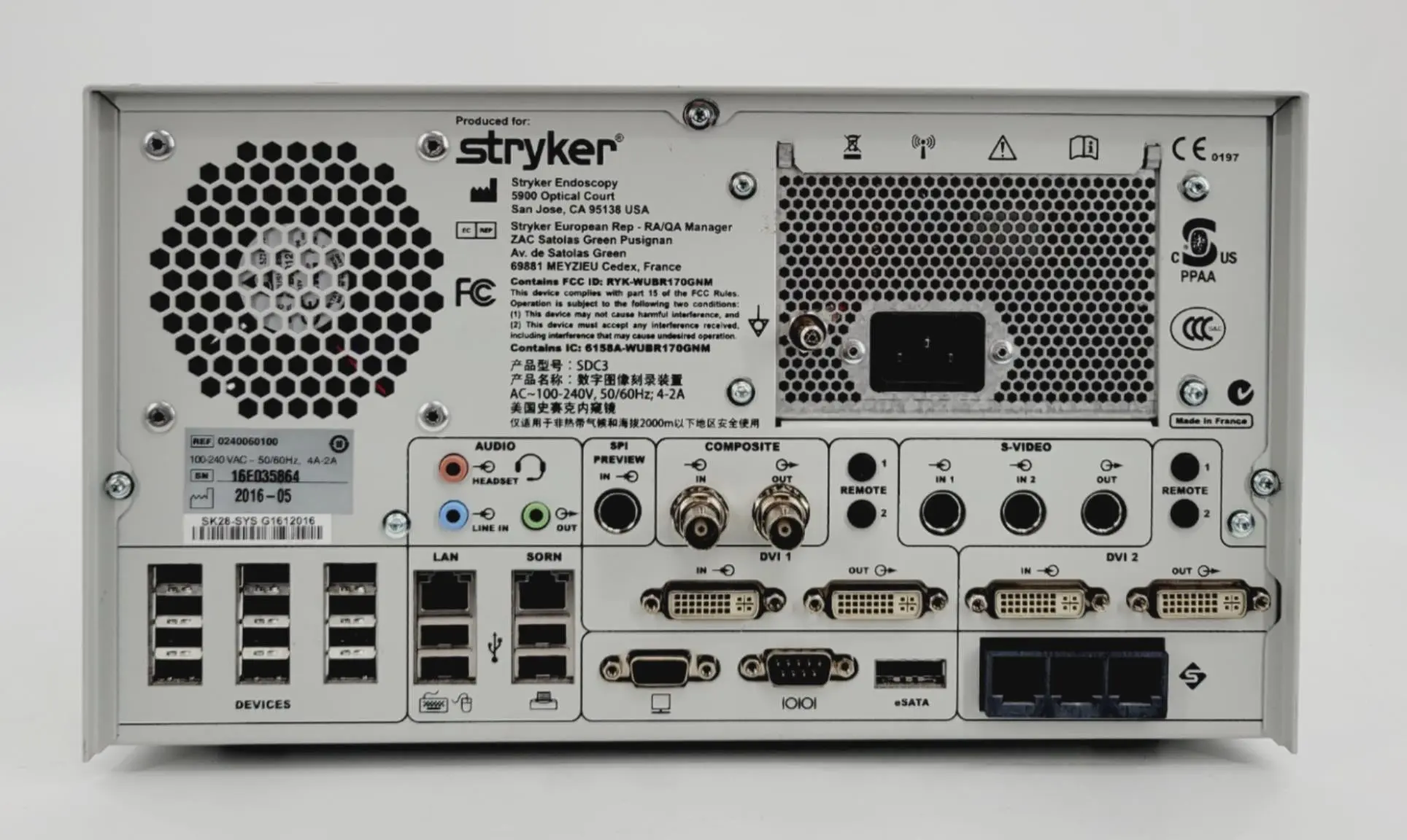Stryker SDC3 HD Information Management System Model 0240060100 - Image 4
