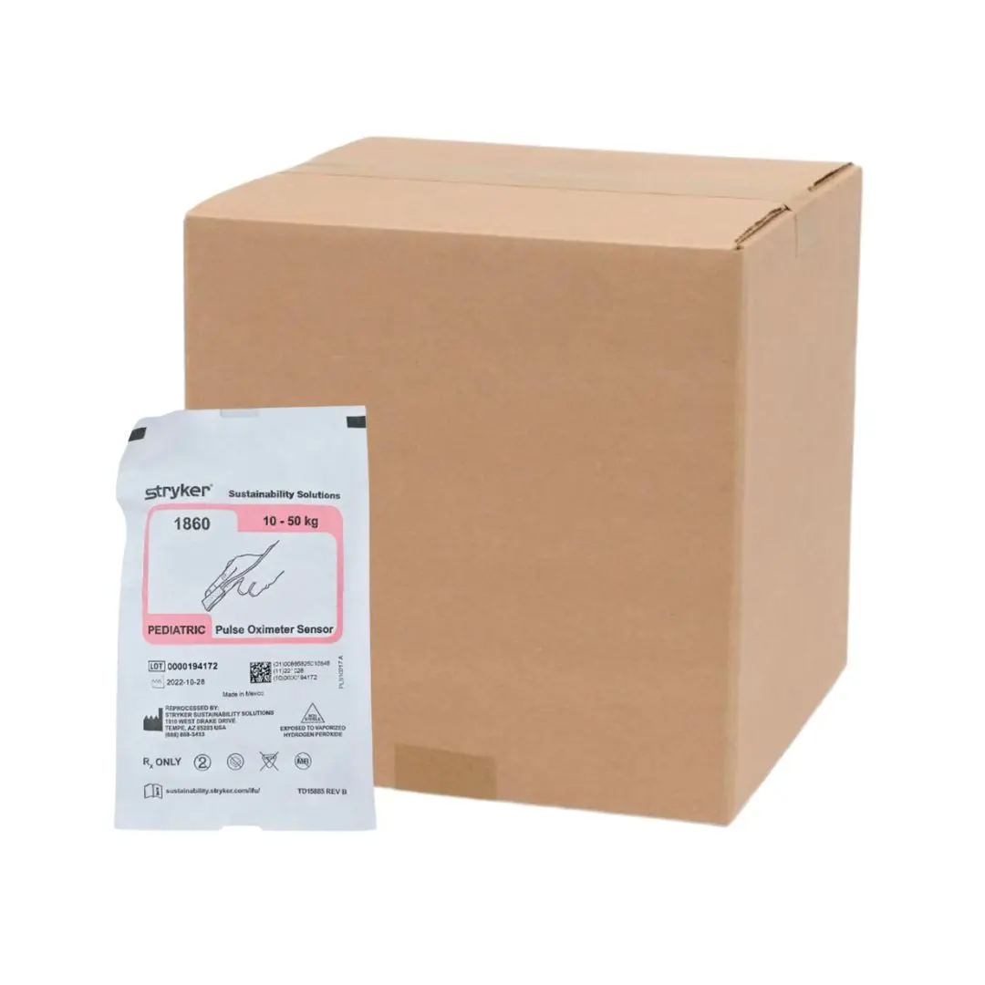 Stryker Sustainability 1860 10-50kg Pediatric Pulse Oximeter Sensor 20/CS