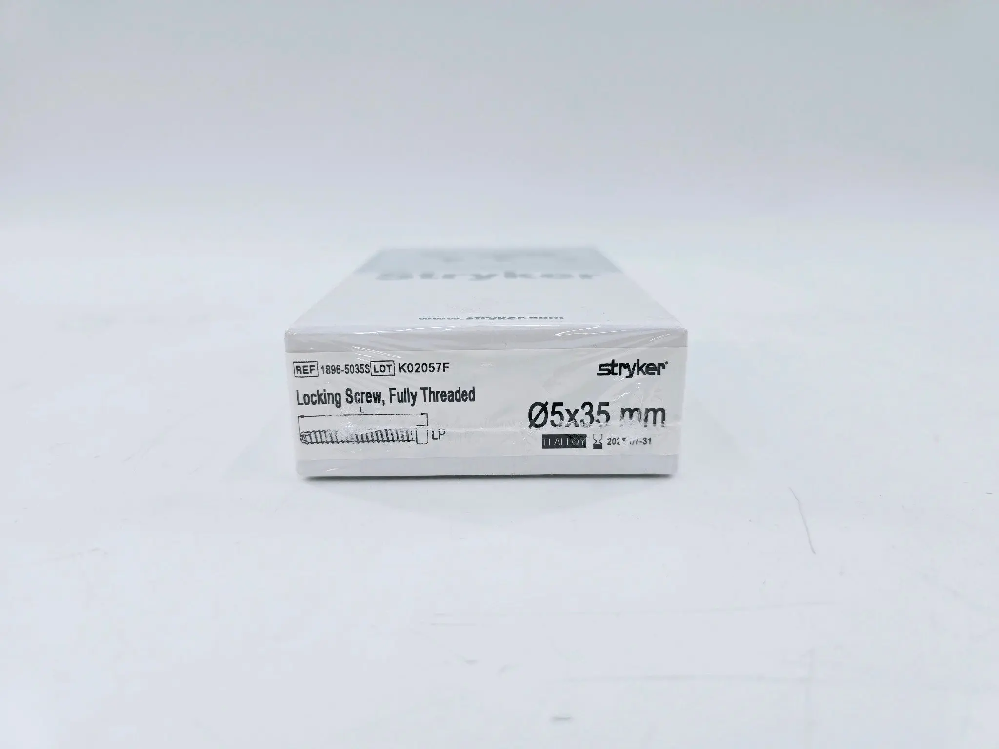 Stryker Trauma 1896-5035S Locking Screw, Fully Threaded 5mm x 35mm - Image 3