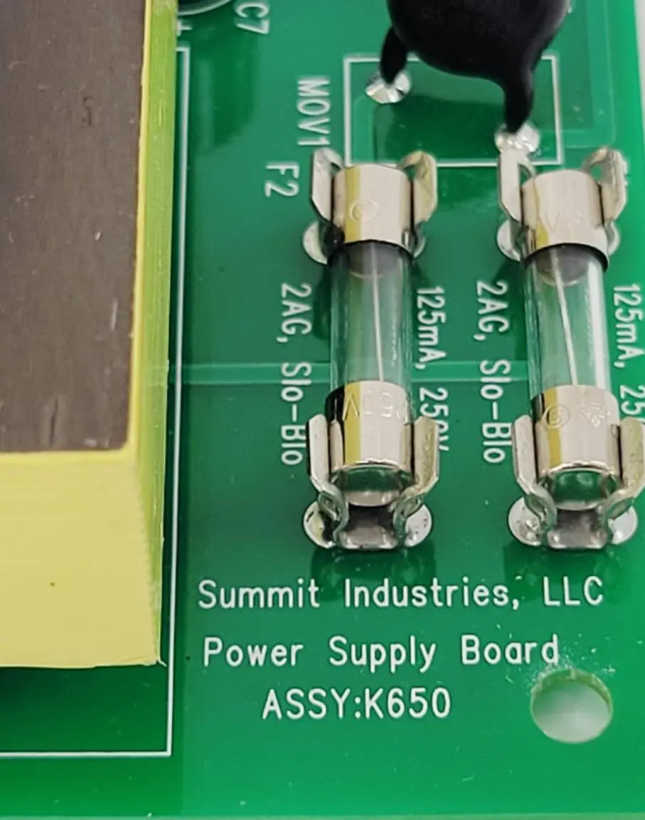 Summit Industries ASSY-K650 Power Supply Board from a L177-03 System Cabinet - Image 3