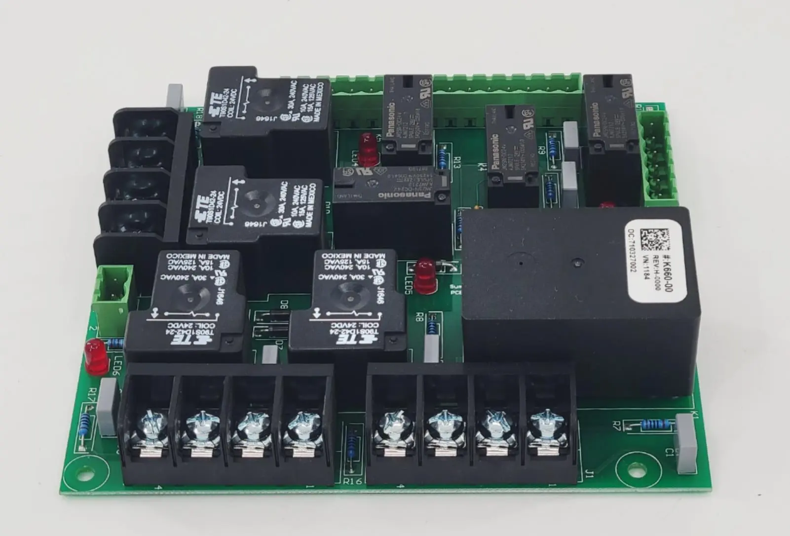 Summit Industries ASSY-K660 Relay Board Assembly from a L177-03 System Cabinet - Image 4