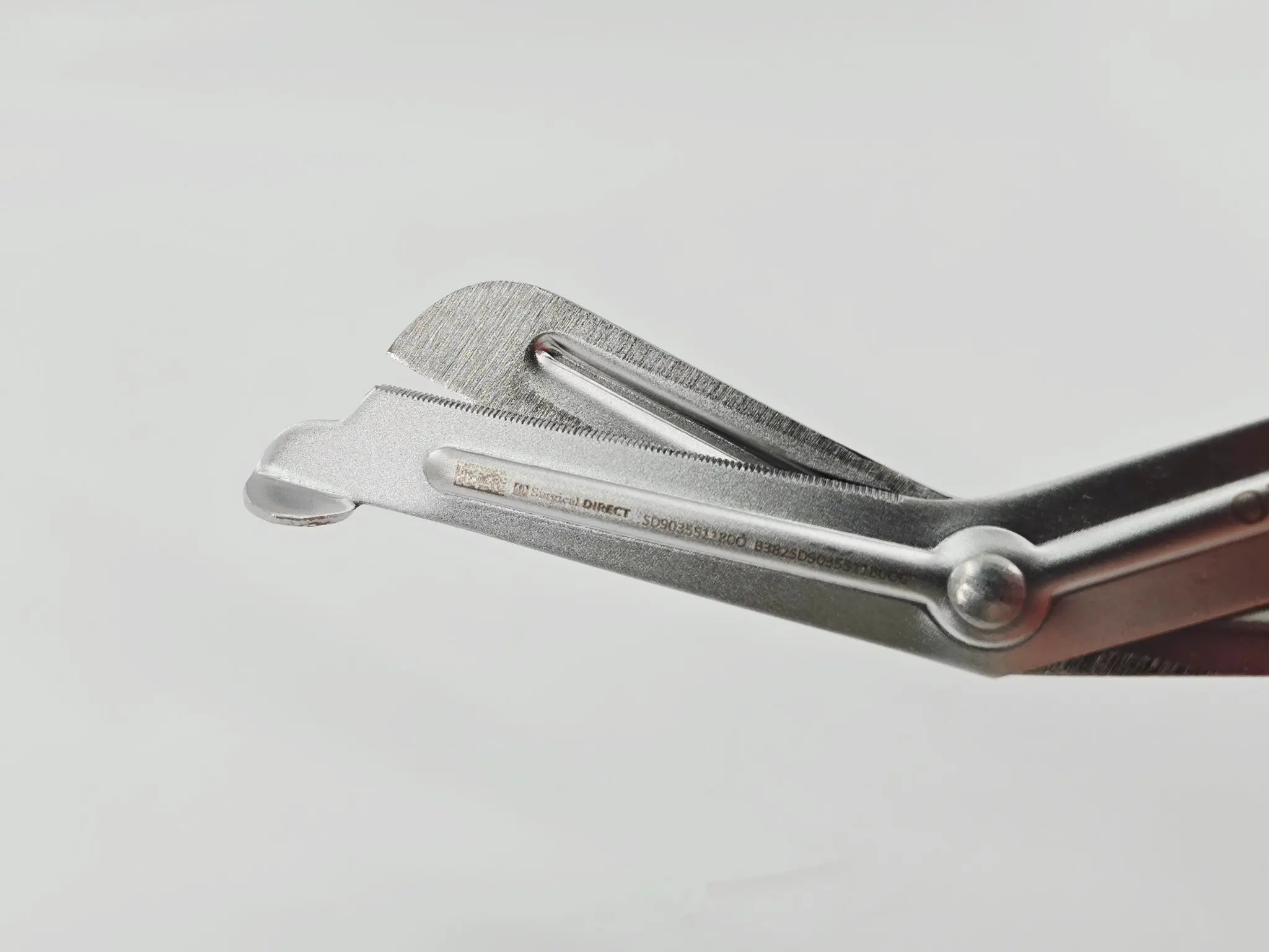 Surgical Direct Trauma Shears Orange Blunt Tip Finger Ring Handle 7-1/2" - Image 4
