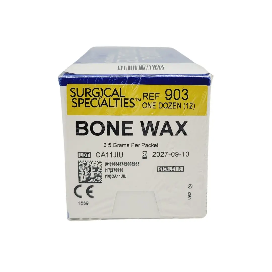 Surgical Specialties 903 Bone Wax 2.5 Grams Per Packet White BX/12