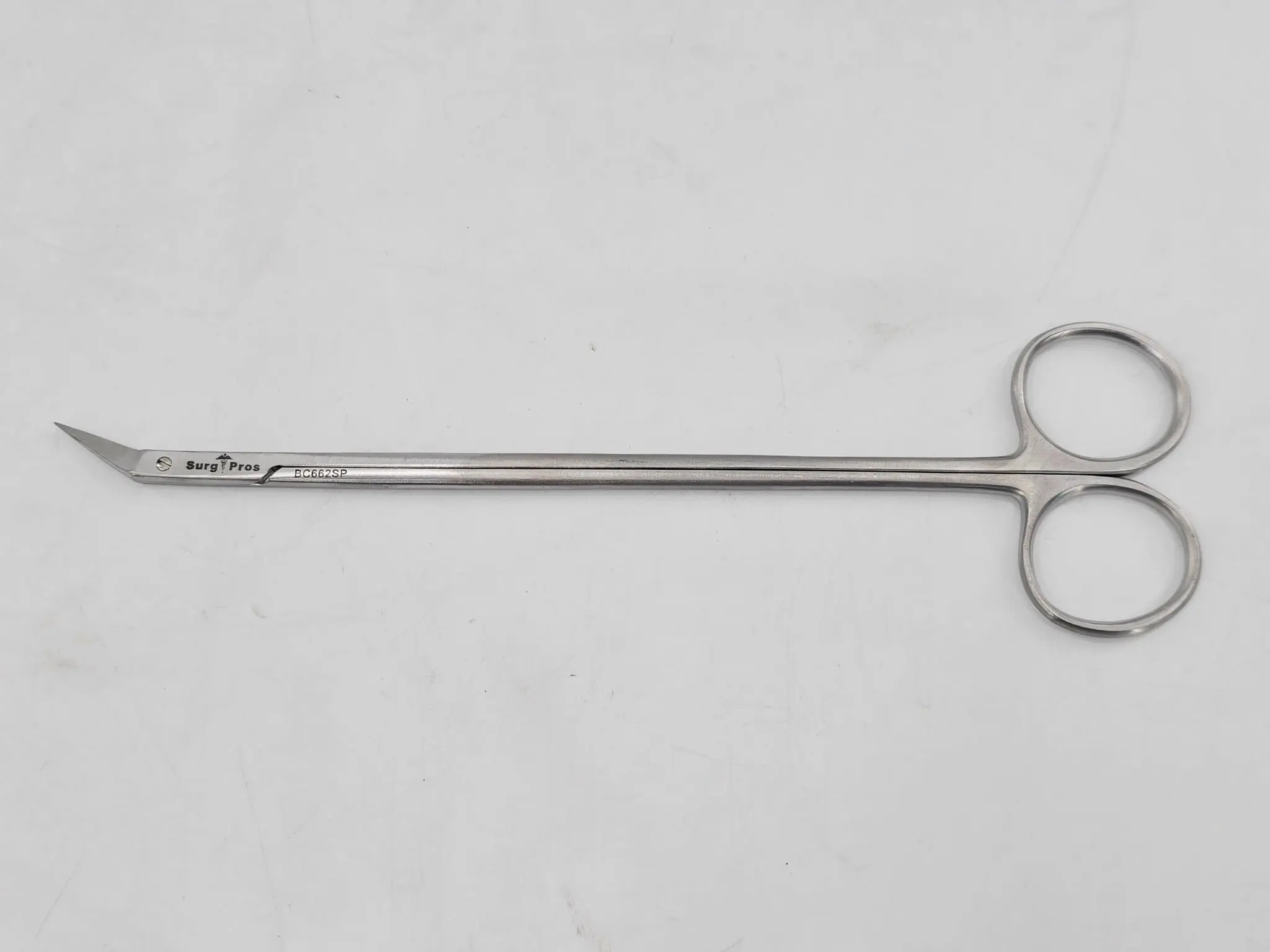 SurgiPros BC662SP Castroviejo Angled Scissors Delicate Tips 7-3/4" - Image 2