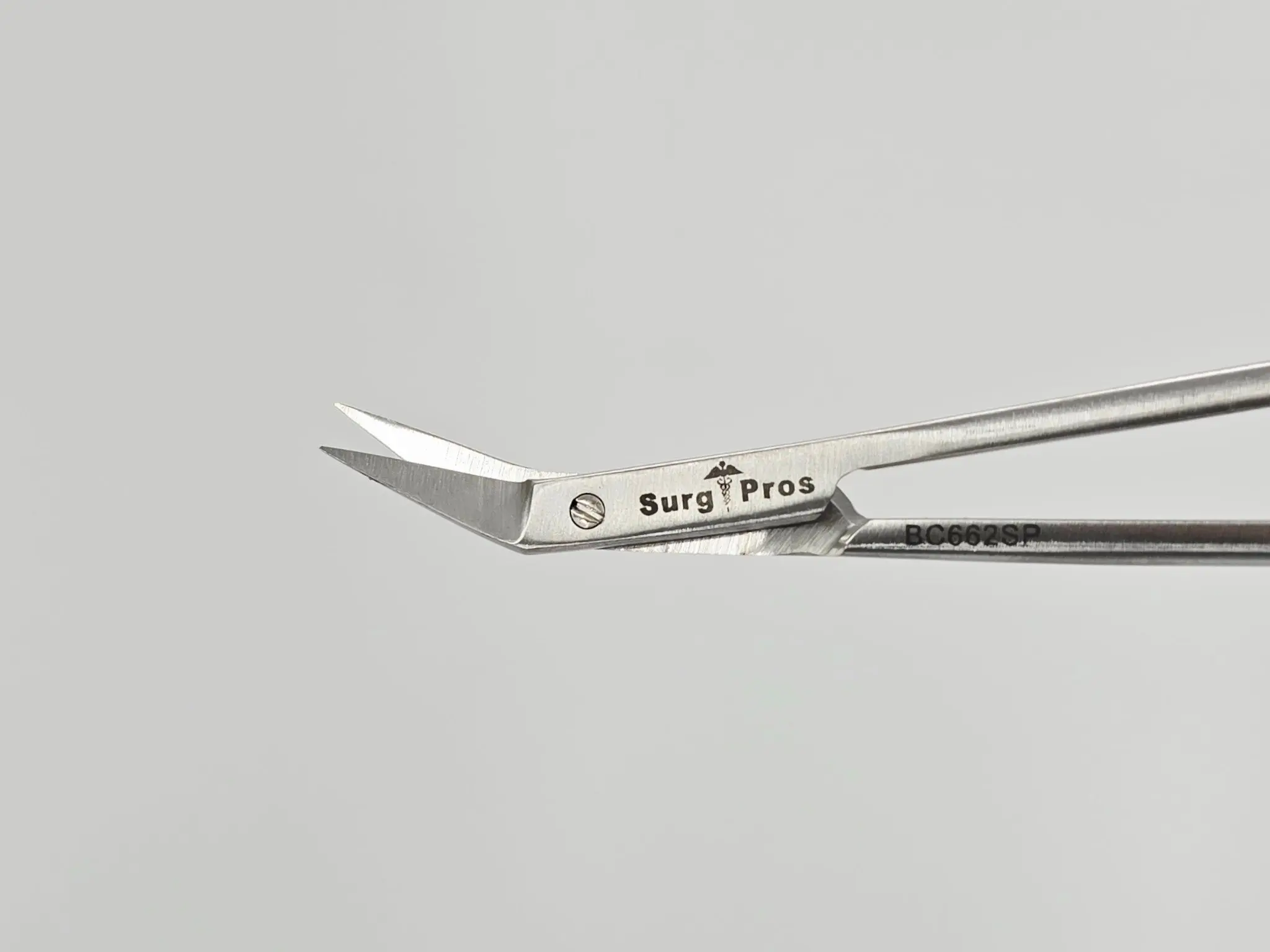 SurgiPros BC662SP Castroviejo Angled Scissors Delicate Tips 7-3/4" - Image 4