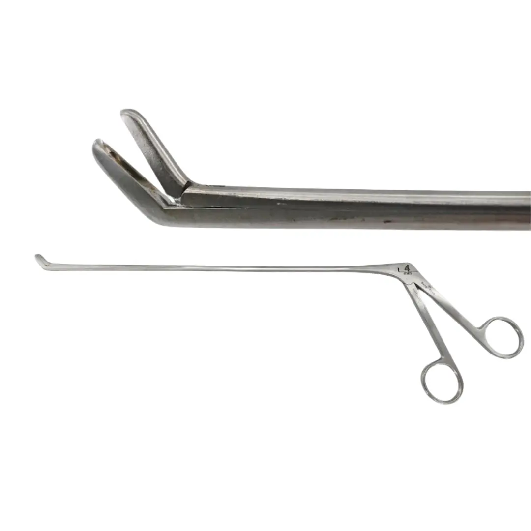 SurgiPros SR11U4MM 4mm Pituitary Rongeur 10mm Oval Cup Angled 45° 13-3/4"