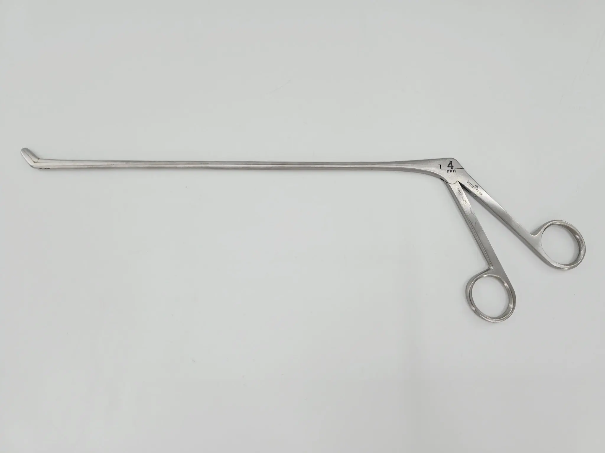 SurgiPros SR11U4MM 4mm Pituitary Rongeur 10mm Oval Cup Angled 45° 13-3/4" - Image 2