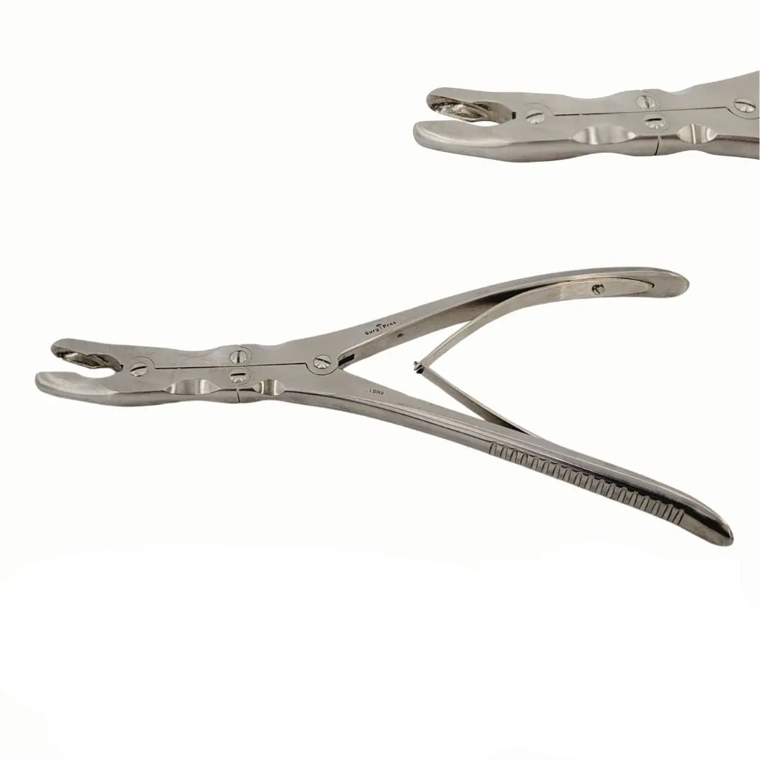Surgpro LBR8 Leksell Rongeur 6mm x 10mm Curved Orthopedic 9-3/8"