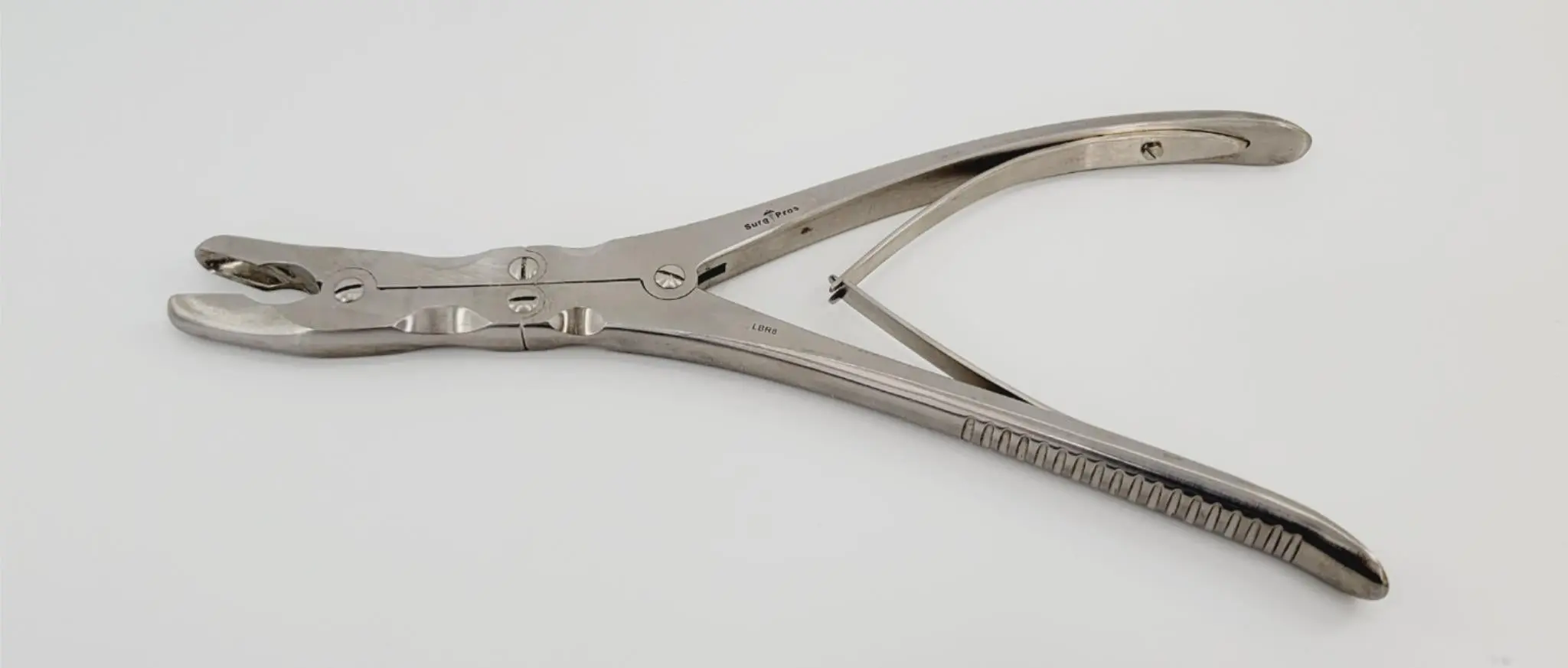 Surgpro LBR8 Leksell Rongeur 6mm x 10mm Curved Orthopedic 9-3/8" - Image 4