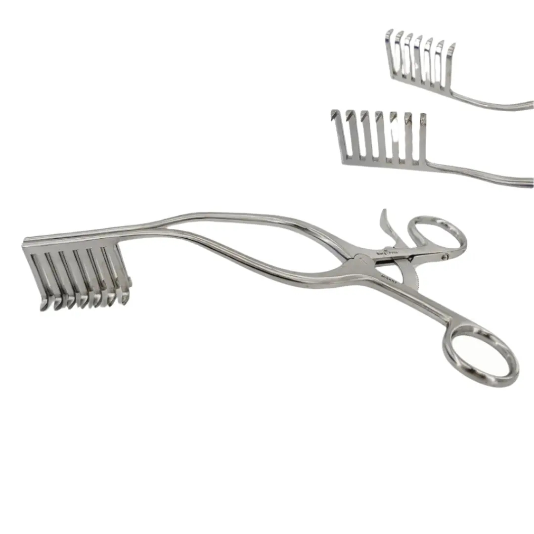 Surgpro MISKRT Miskimon Cerebellar Retractor 7 Sharp Prongs 35mm x 32mm