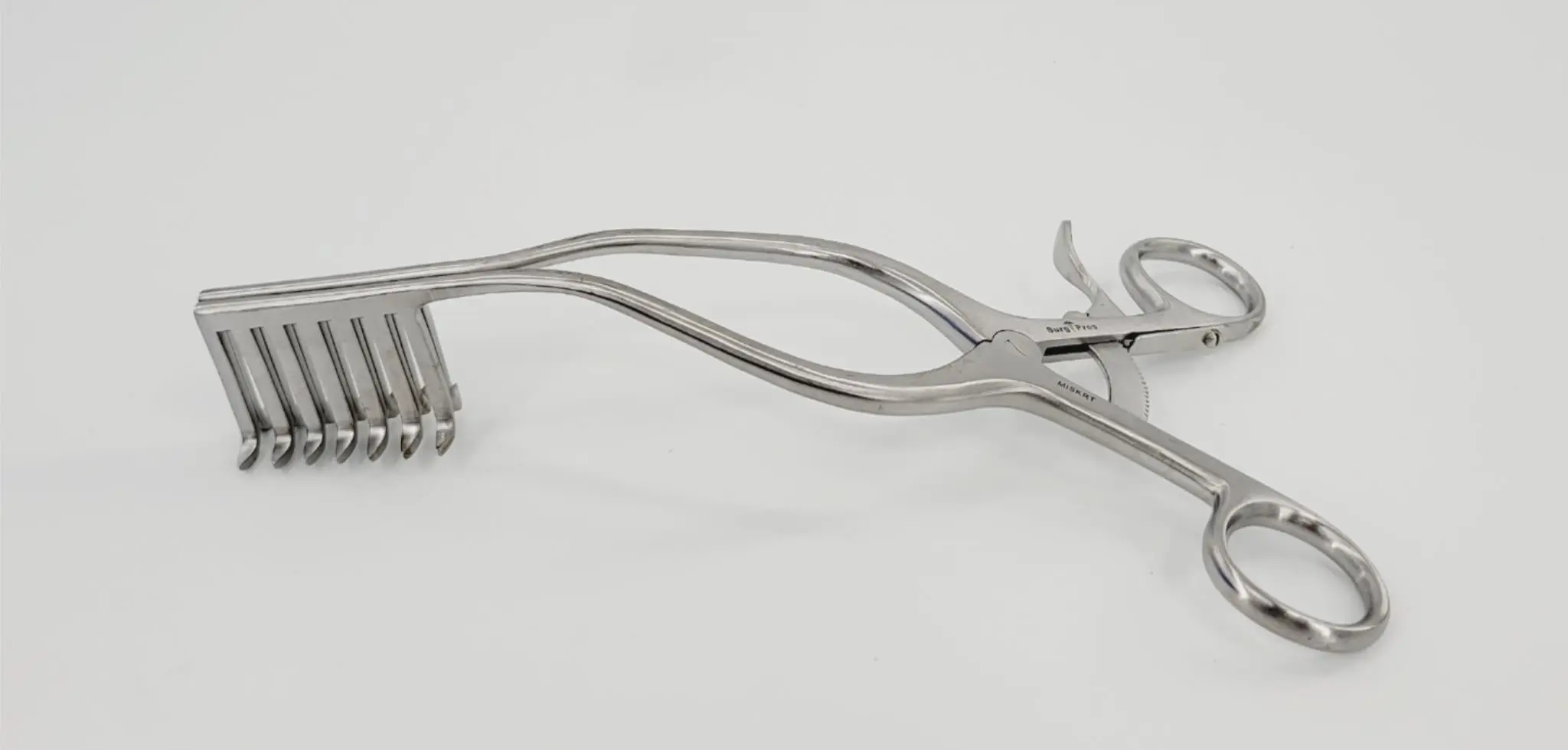 Surgpro MISKRT Miskimon Cerebellar Retractor 7 Sharp Prongs 35mm x 32mm - Image 4