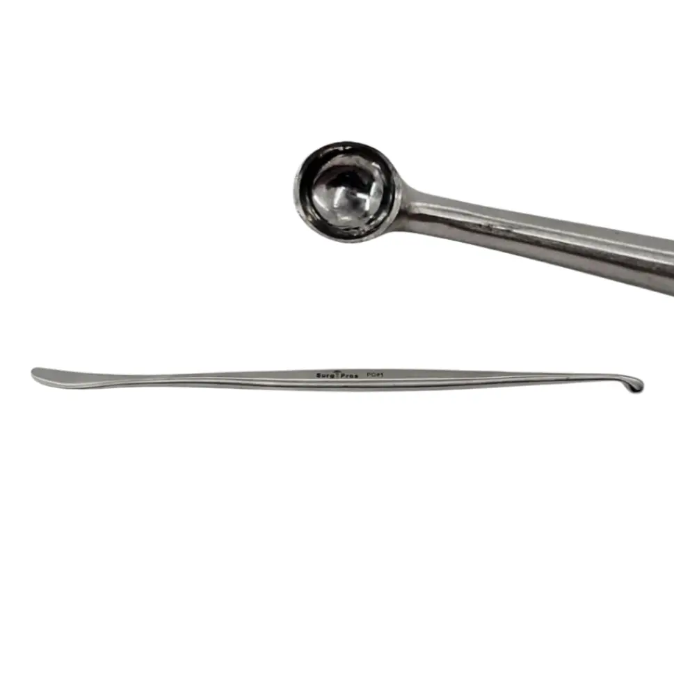 Surgpro PD#1 Bone Curette 5 x 6mm 7" Orthopedic