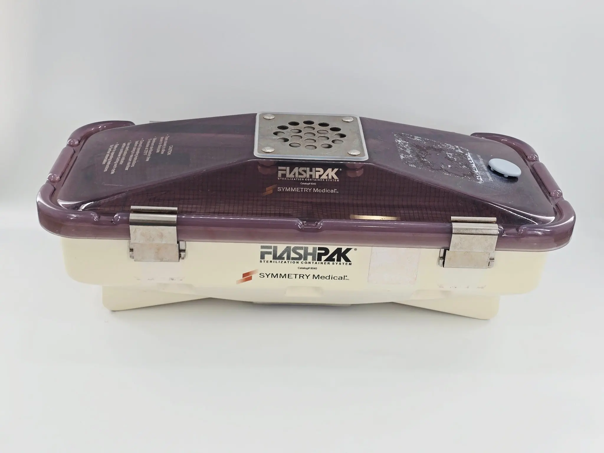 Symmetry Medical 9040 Flashpak Sterilization Container with basket 24 x 11 x 5 - Image 2