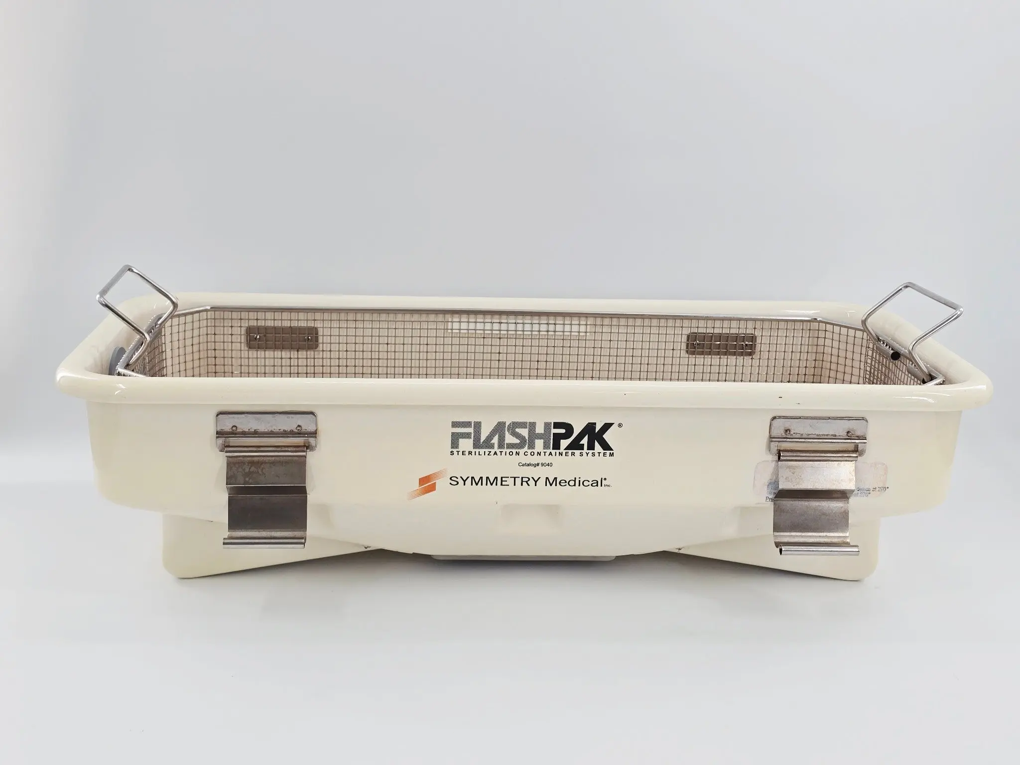 Symmetry Medical 9040 Flashpak Sterilization Container with basket 24 x 11 x 5 - Image 3