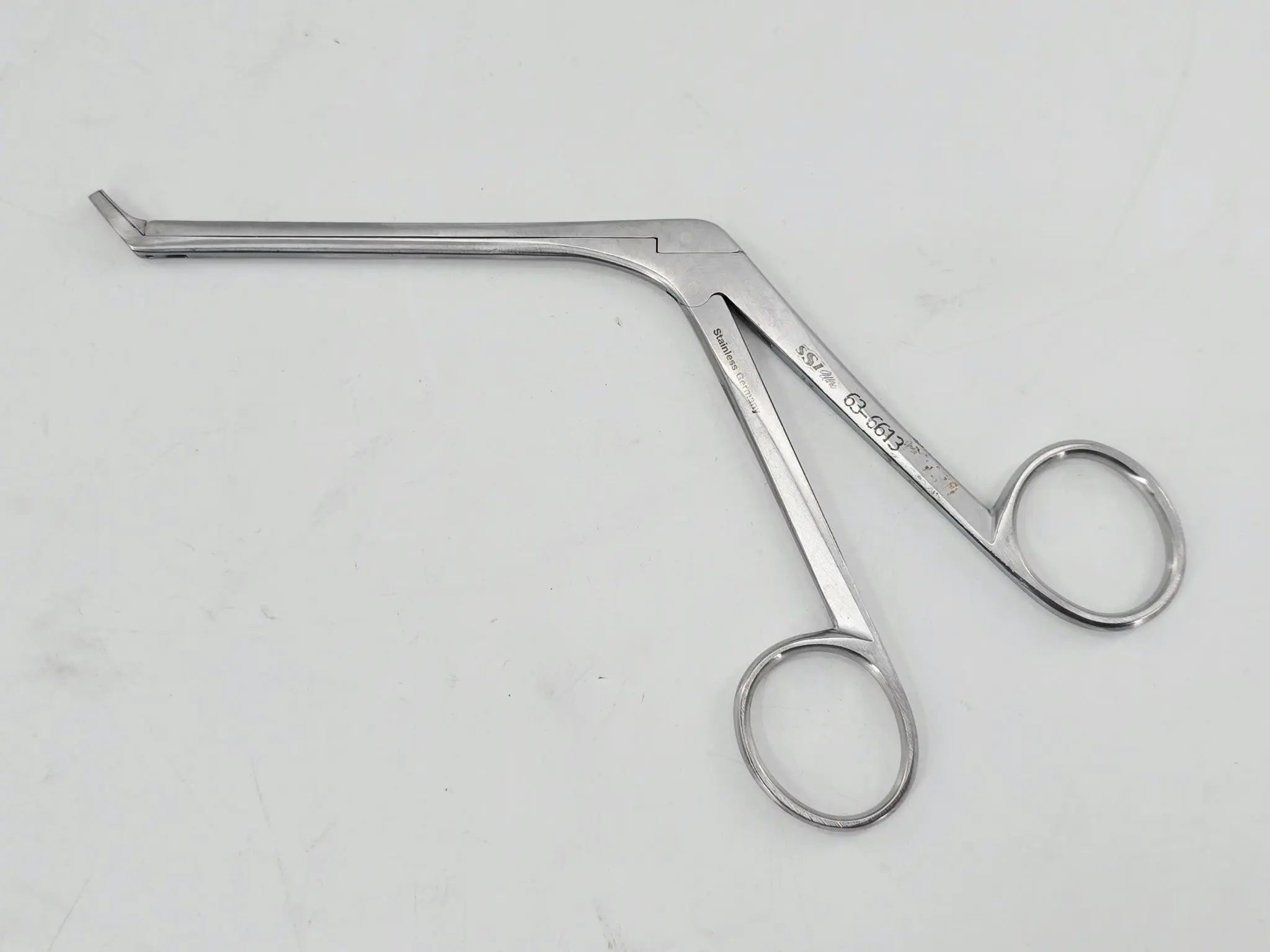 Symmetry SSI 63-6613 Weil-Blakesley Nasal Forceps Up Thru-Cutting 4mm ENT 7-1/4" - Image 2