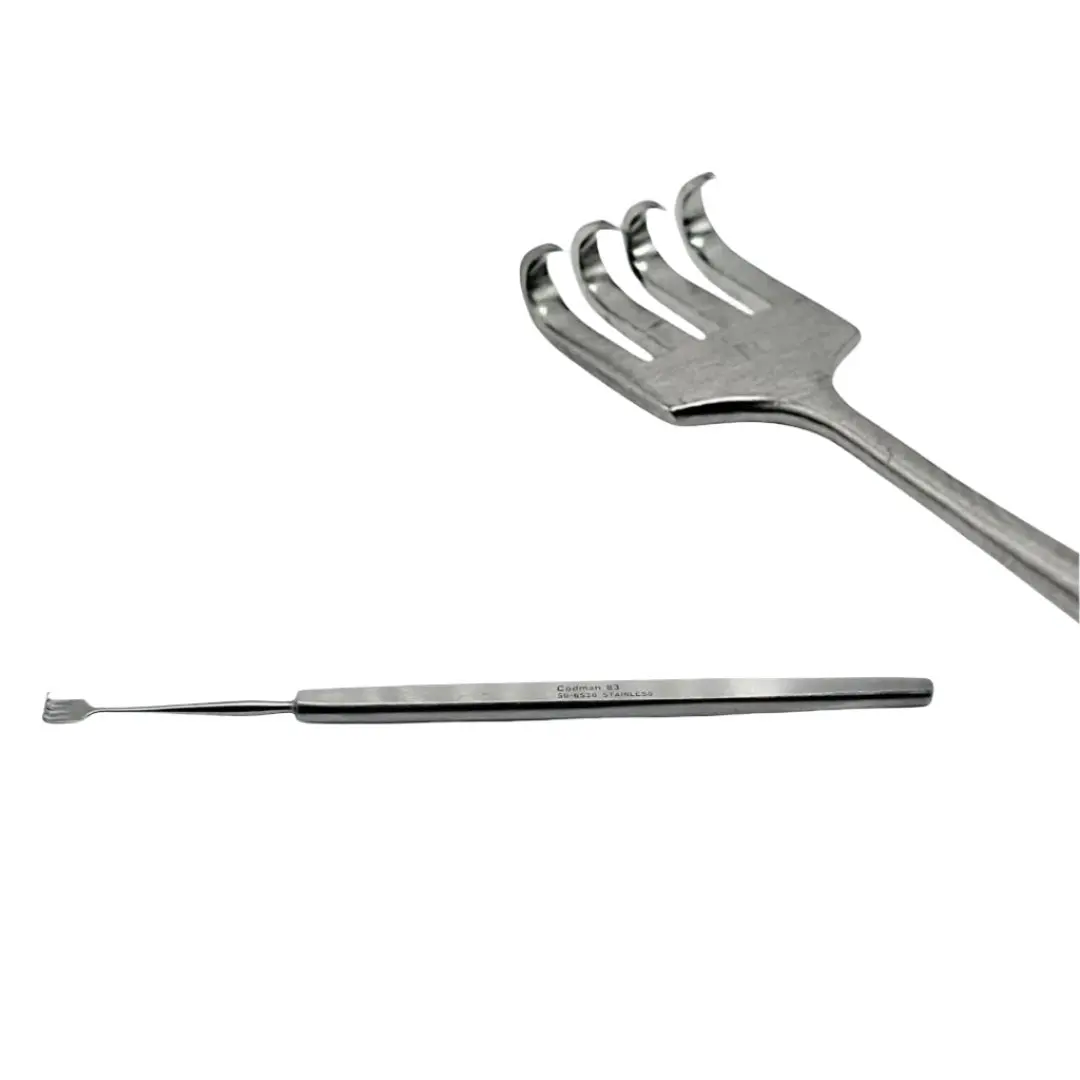Symmetry Surgical 50-6536 Retractor, Rollet Lacrimal Sac, Sharp, 4-Prong