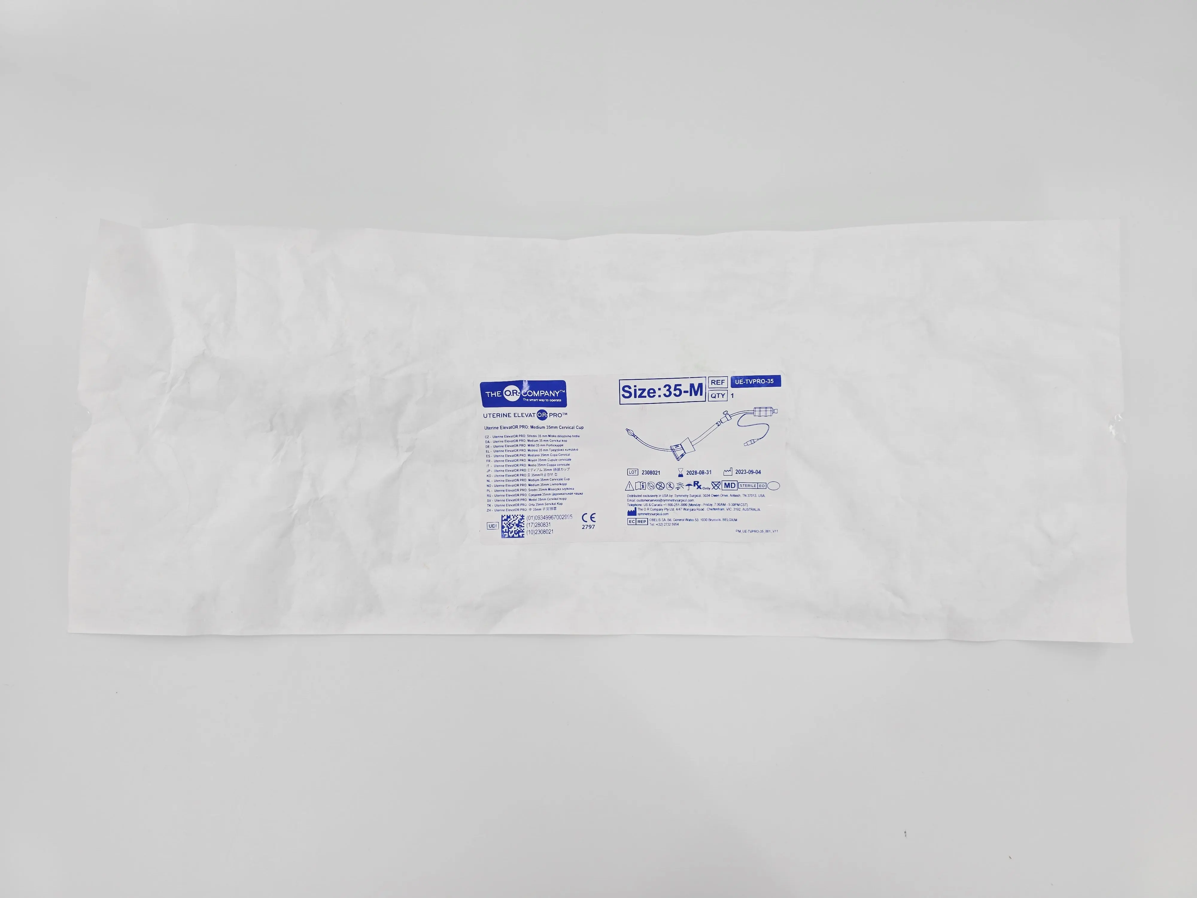 Symmetry UE-TVPRO-35 The O.R. Company Uterine ElevatO.R. PRO Medium 35mm Cervical Cup Size 35-M - Image 2