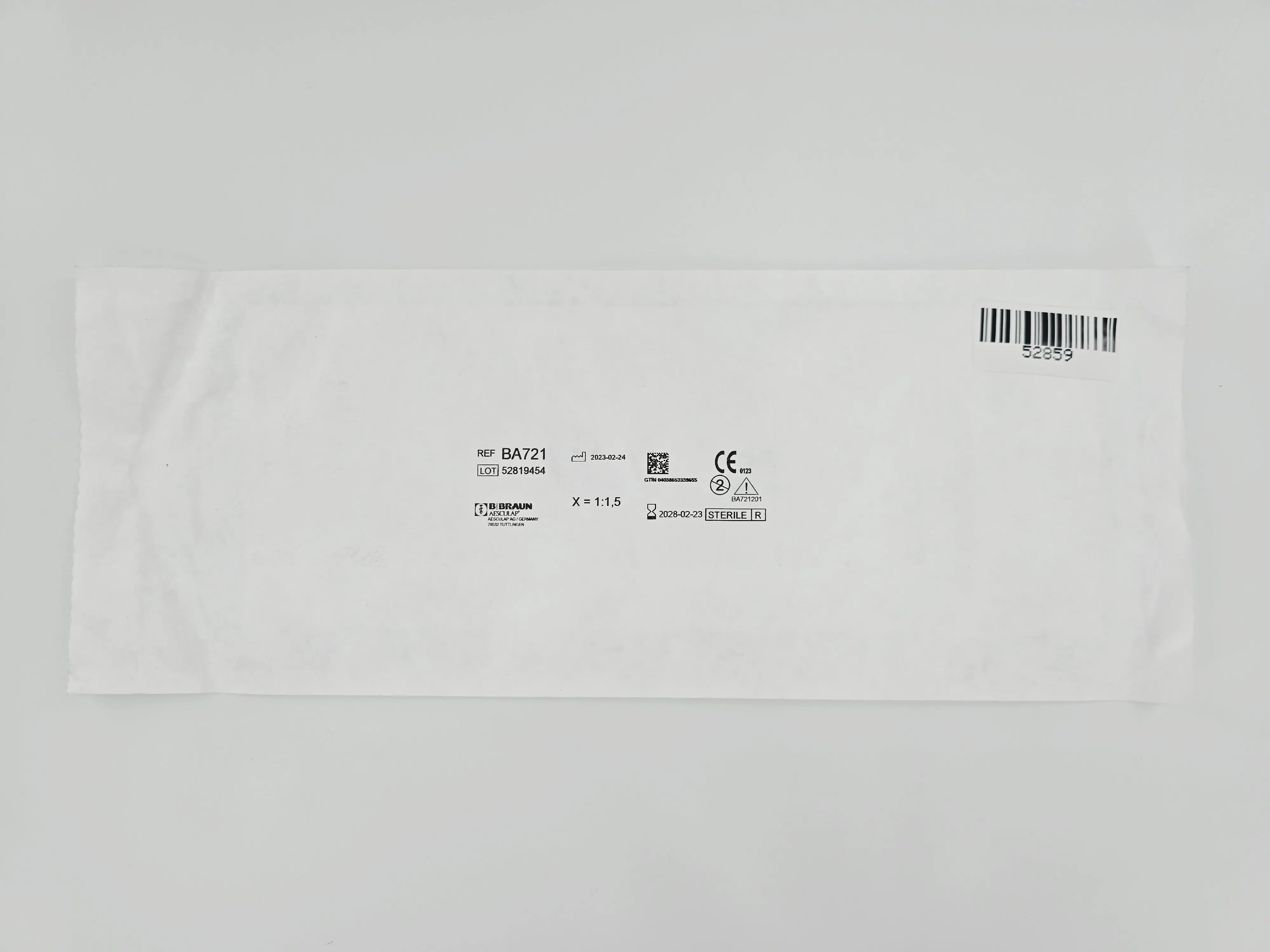Aesculap BA721 Skin Graft Carrier Plate F/BA720R Factor 1.5 - Image 2