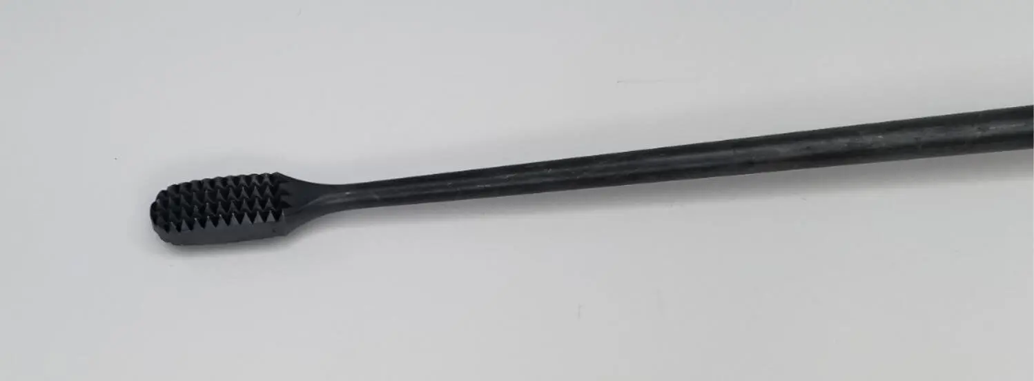 Synthes 03.605.507 Orthopedic 8mm Dual Sided Bayoneted Black Rasp 14-3/8" - Image 3