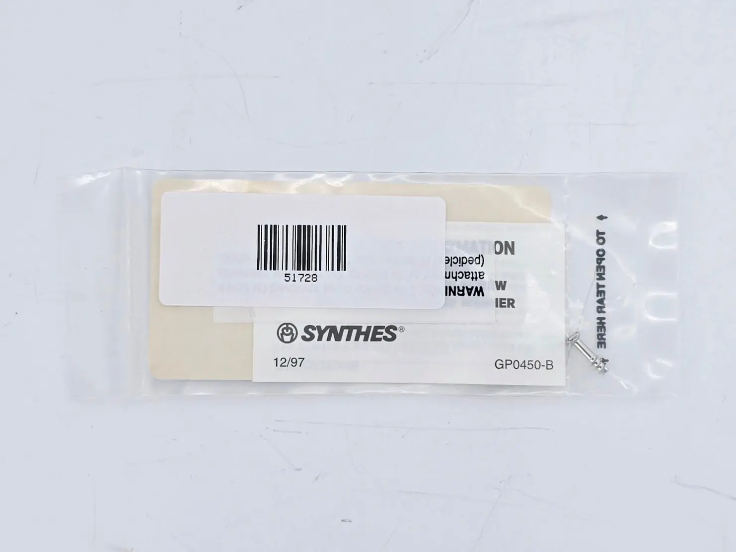 Synthes 202.611 3.0mm Cannulated Screw Short Thread/11mm - Image 3
