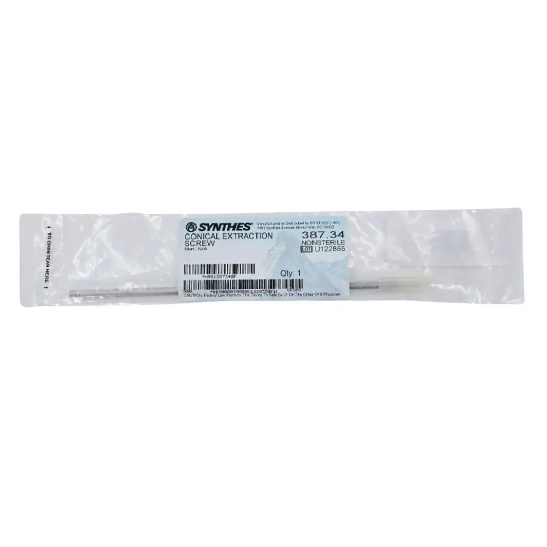 Synthes 387.34 Conical Extraction Screw 7-1/2"