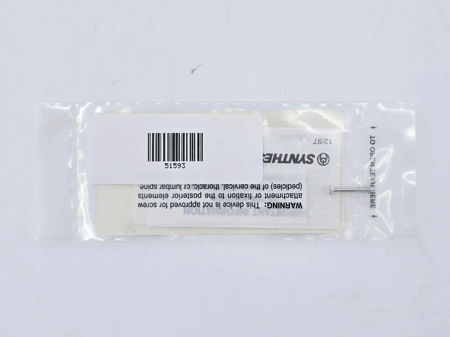 Synthes 202.716 3.0mm Cannulated Screw Long Thread/16mm - Image 3