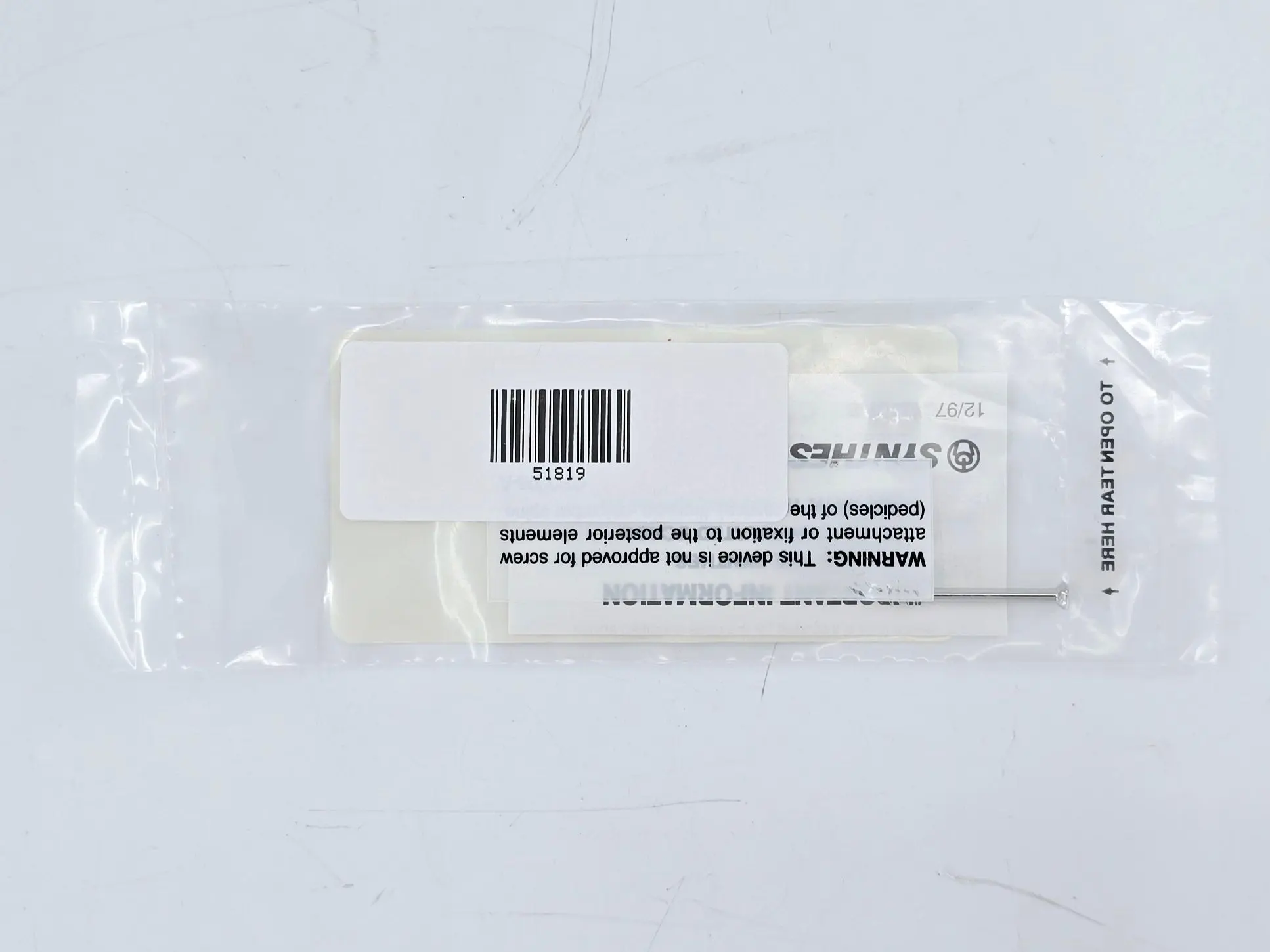 Synthes 202.626 3.0mm Cannulated Screw Short Thread/26mm - Image 3