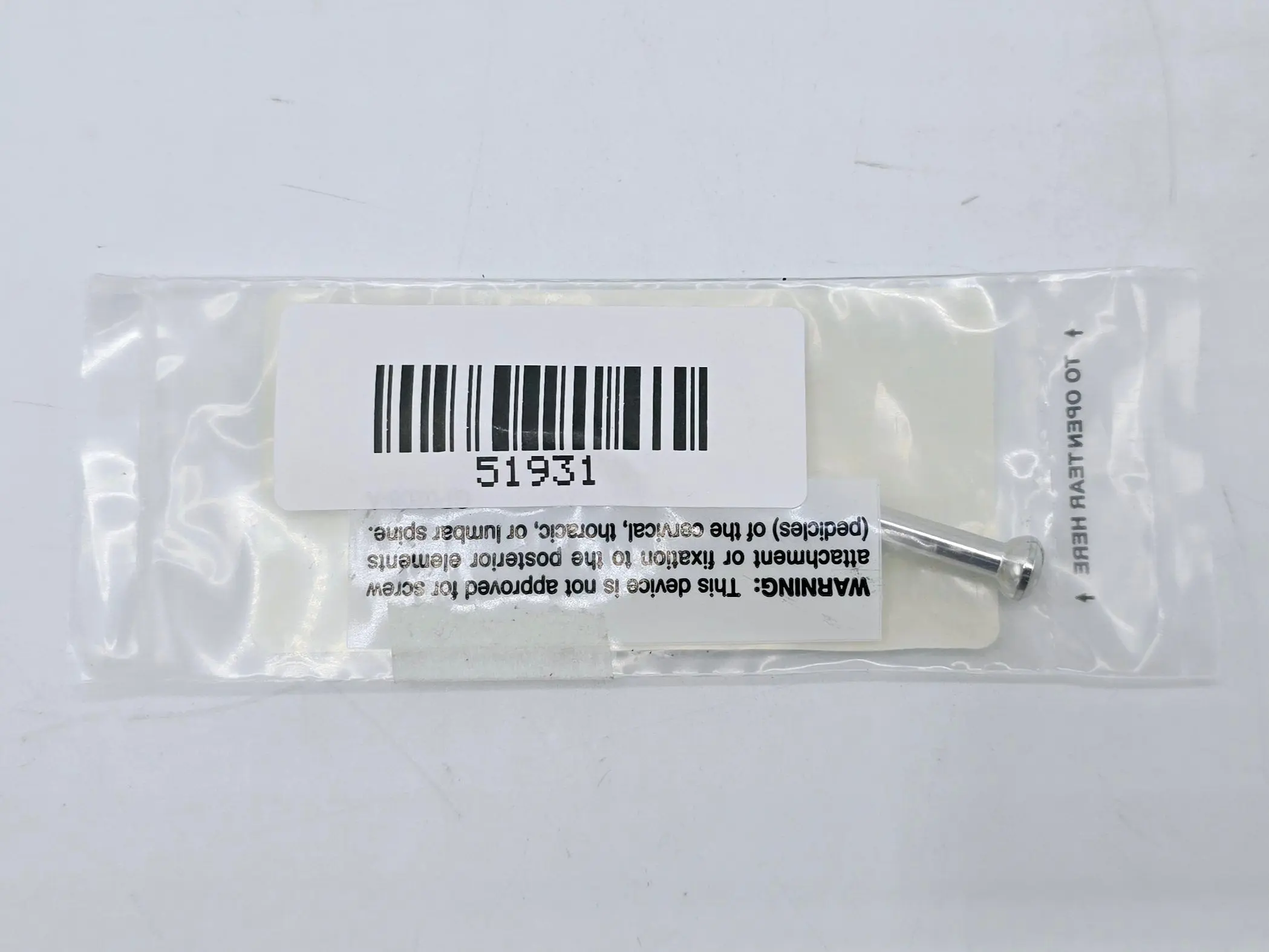 Synthes 217.075 6.5mm Cancellous Bone Screw 32mm Thread/75mm - Image 3