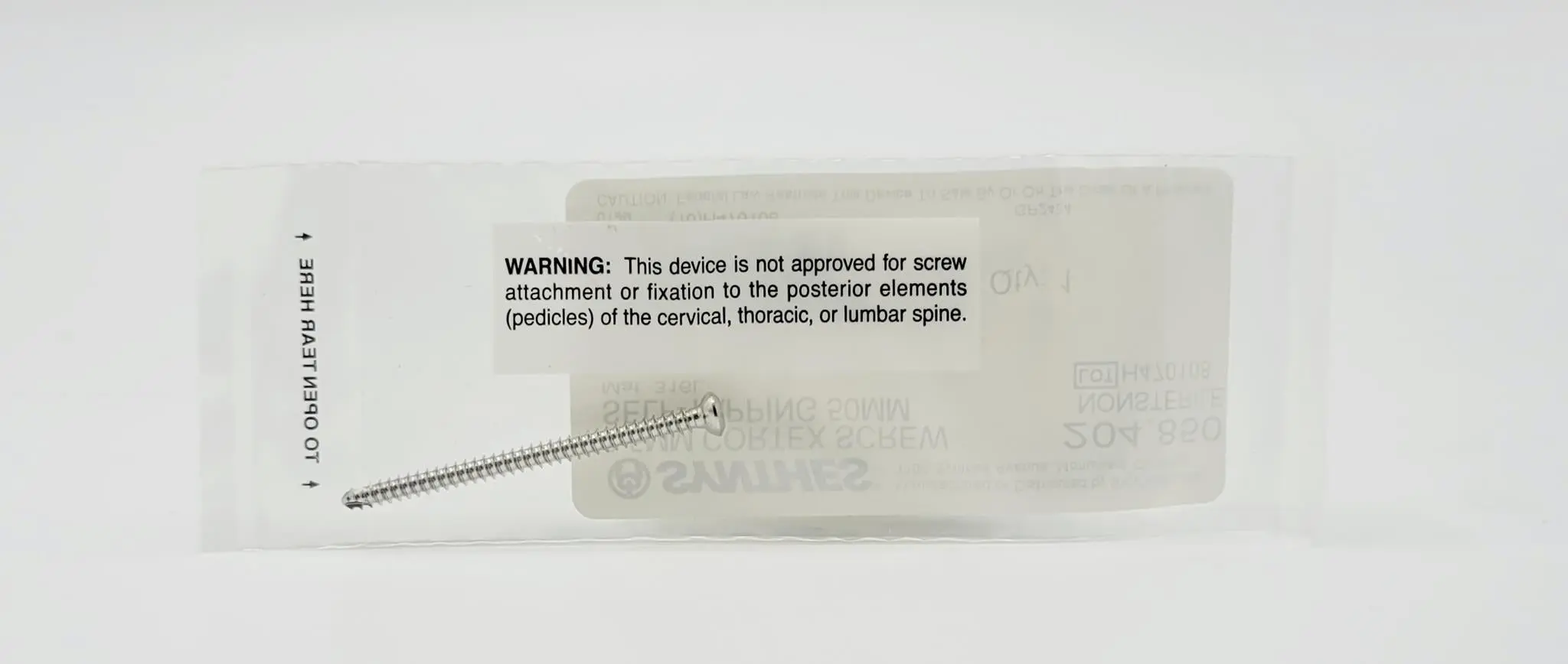 Synthes 204.850 3.5mm Cortex Screw Self-Tapping 50mm - Image 3