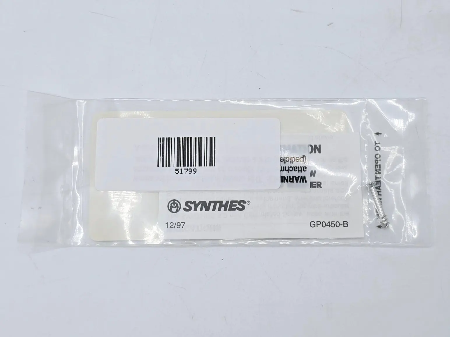 Synthes 202.616 3.0mm Cannulated Screw Short Thread/16mm - Image 3